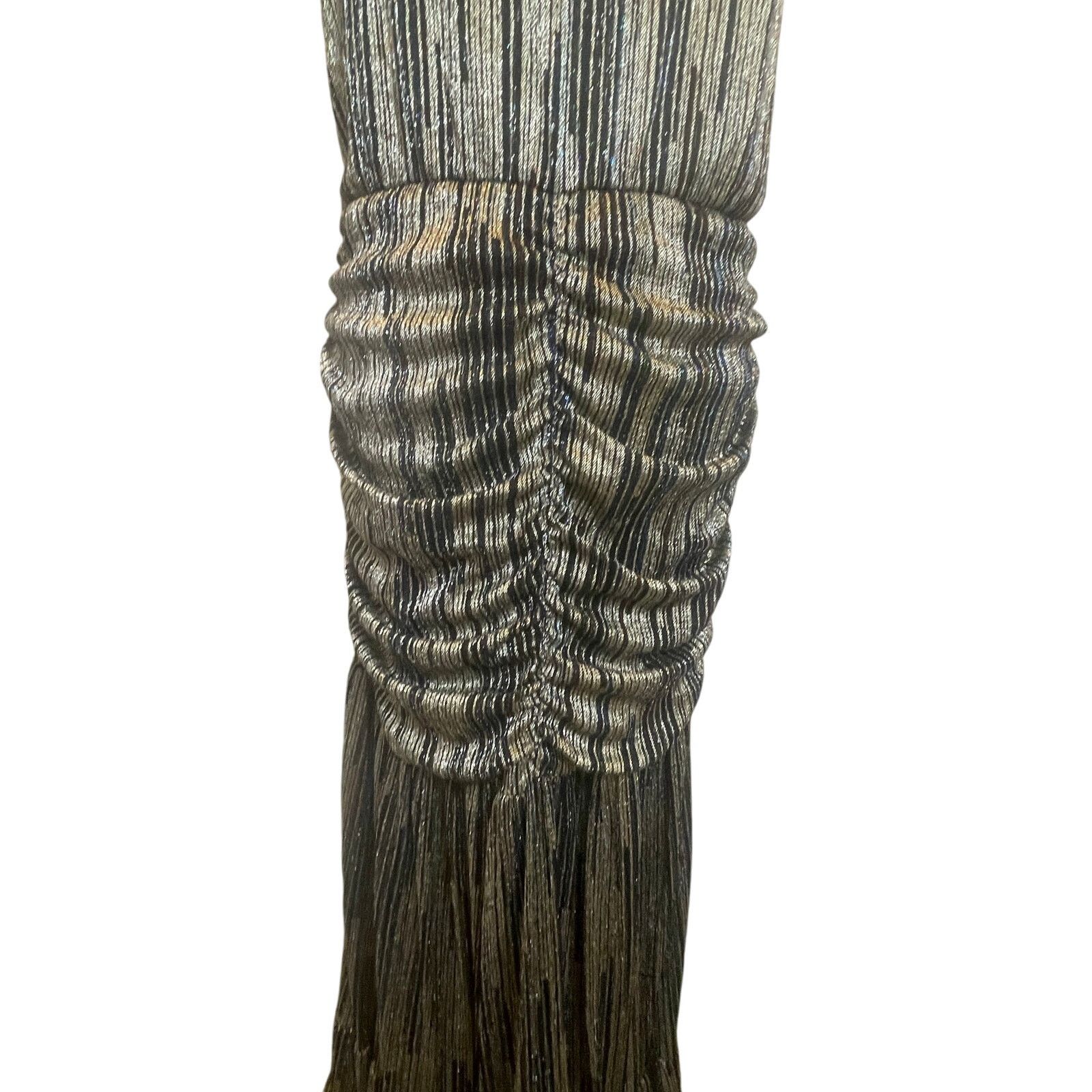 MISA Los Angeles MISA LOS ANGELES MAX DRESS METALLIC AVA TWIST RUCHED SZ XL Size XL / US 12-14 / IT 48-50 - 10 Thumbnail