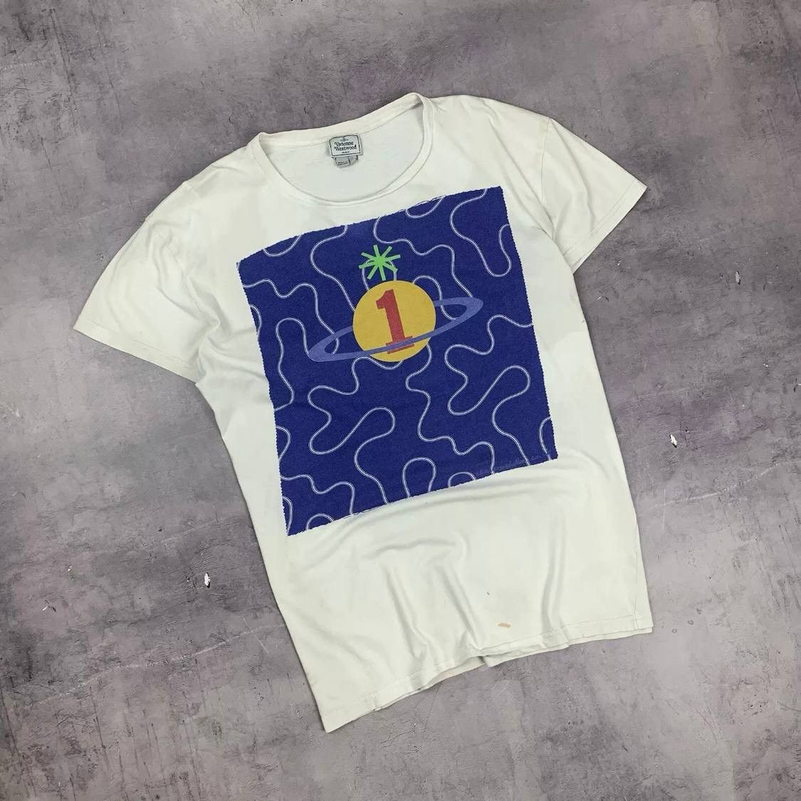 Vivienne Westwood Vivienne Westwood Luxury Orb Big Logo Tee 90s Size US M / EU 48-50 / 2 - 1 Thumbnail