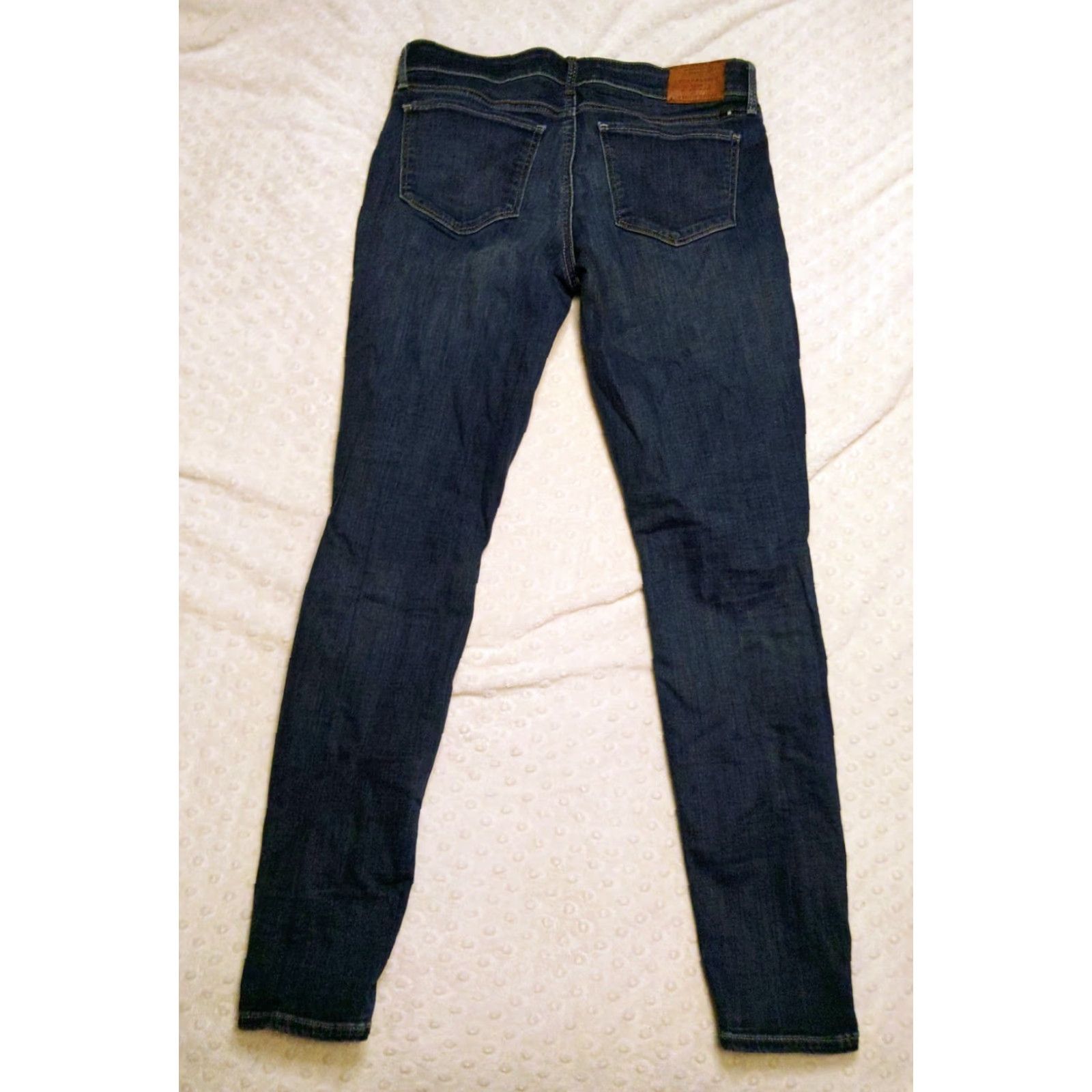 Lucky Brand LUCKY BRAND Orta Premium Ankle Jeans Women's 6/28 Denim Dark Blue 30/28 5-Pocket Regular Stretch Rise Mid 26" Zip Button USA 90s Theme Size 28" / US 6 / IT 42 - 7 Thumbnail