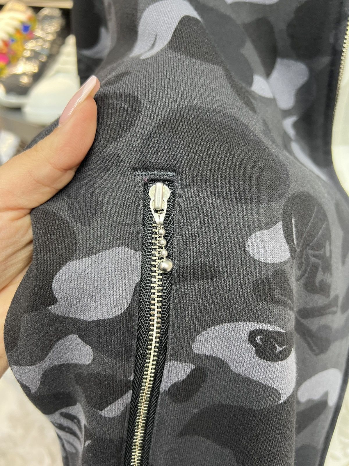 Bape Bape x NEIGHBORHOOD Split Camo Shark Hoodie Size US XL / EU 56 / 4 - 9 Thumbnail