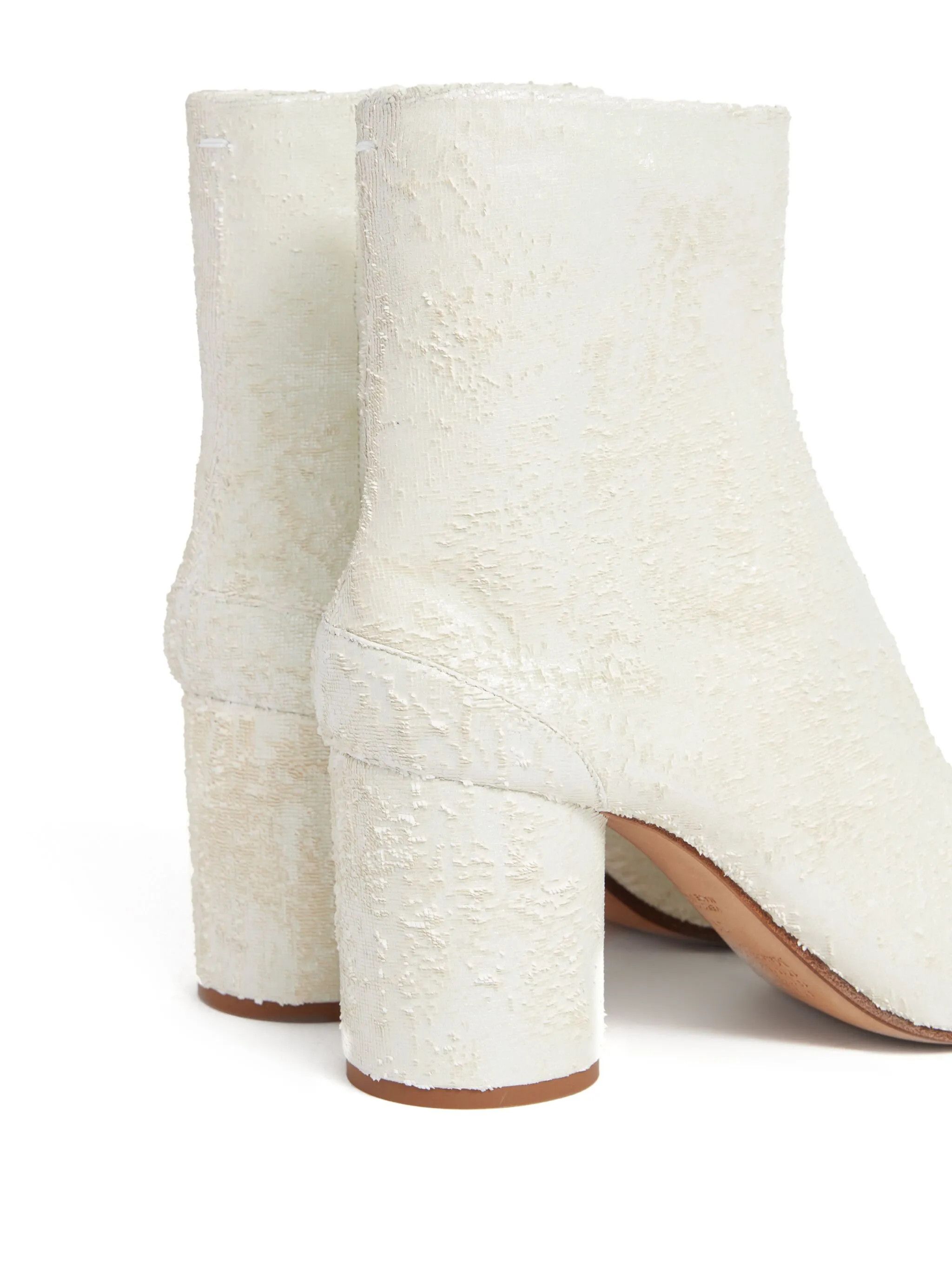 Maison Margiela o1w1db11225 Tabi Ankle Boots in White Size US 6 / IT 36 - 4 Thumbnail