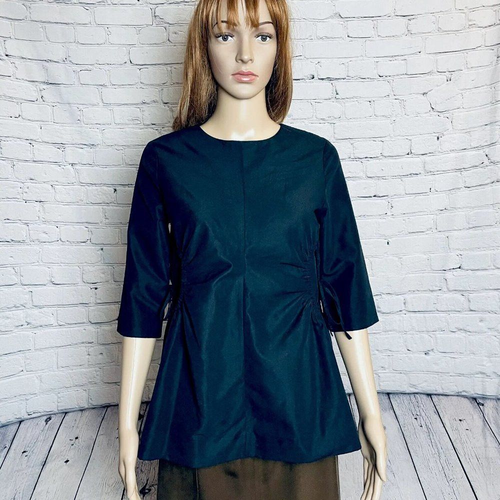 Cos NWT New $99 COS Navy Ring Detail Top Size 2 Size XS / US 0-2 / IT 36-38 - 2 Thumbnail