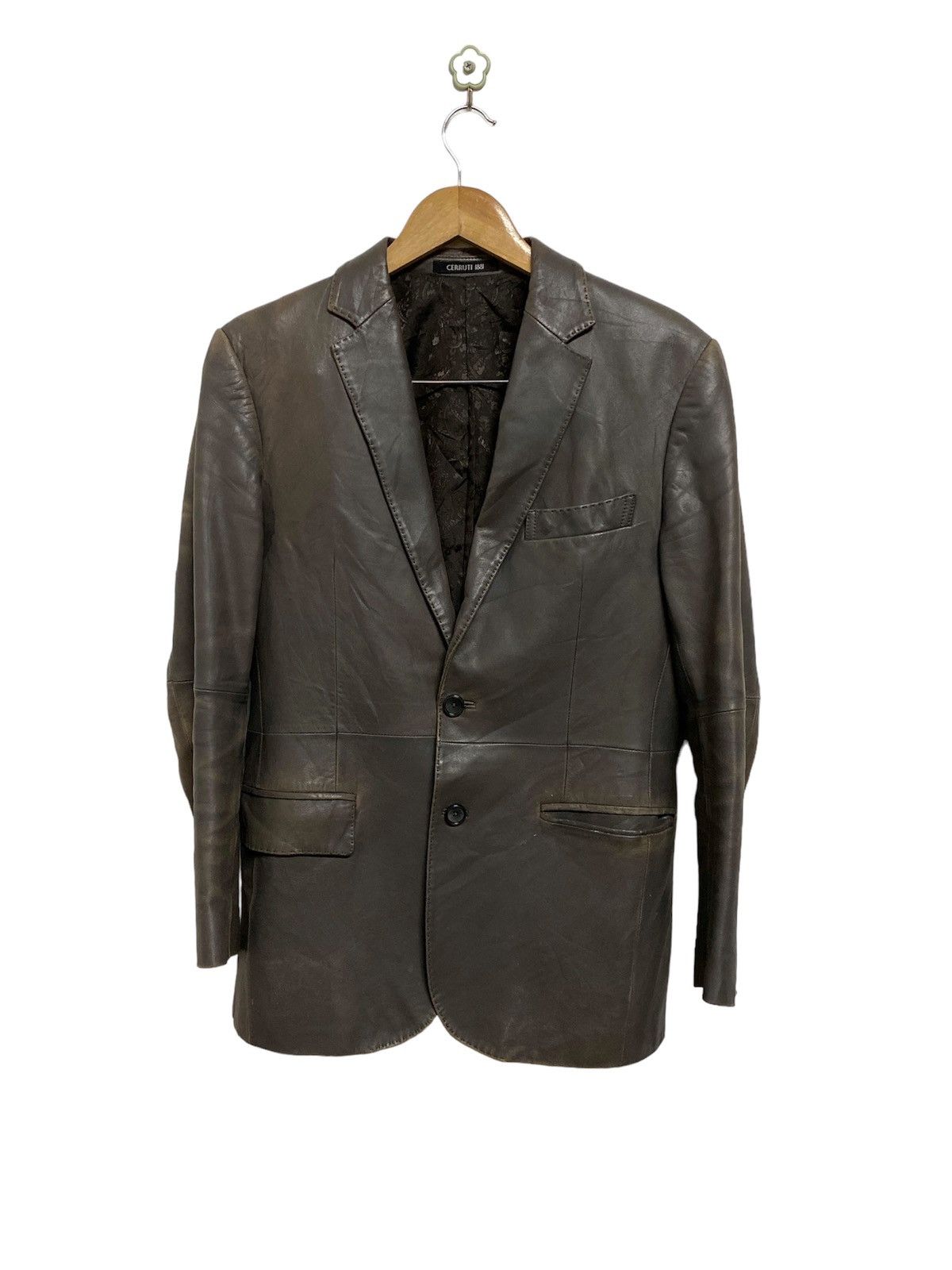 Cerruti 1881 Leather Jacket Cerruti 1881 Lambskin Leather Jacket Grailed