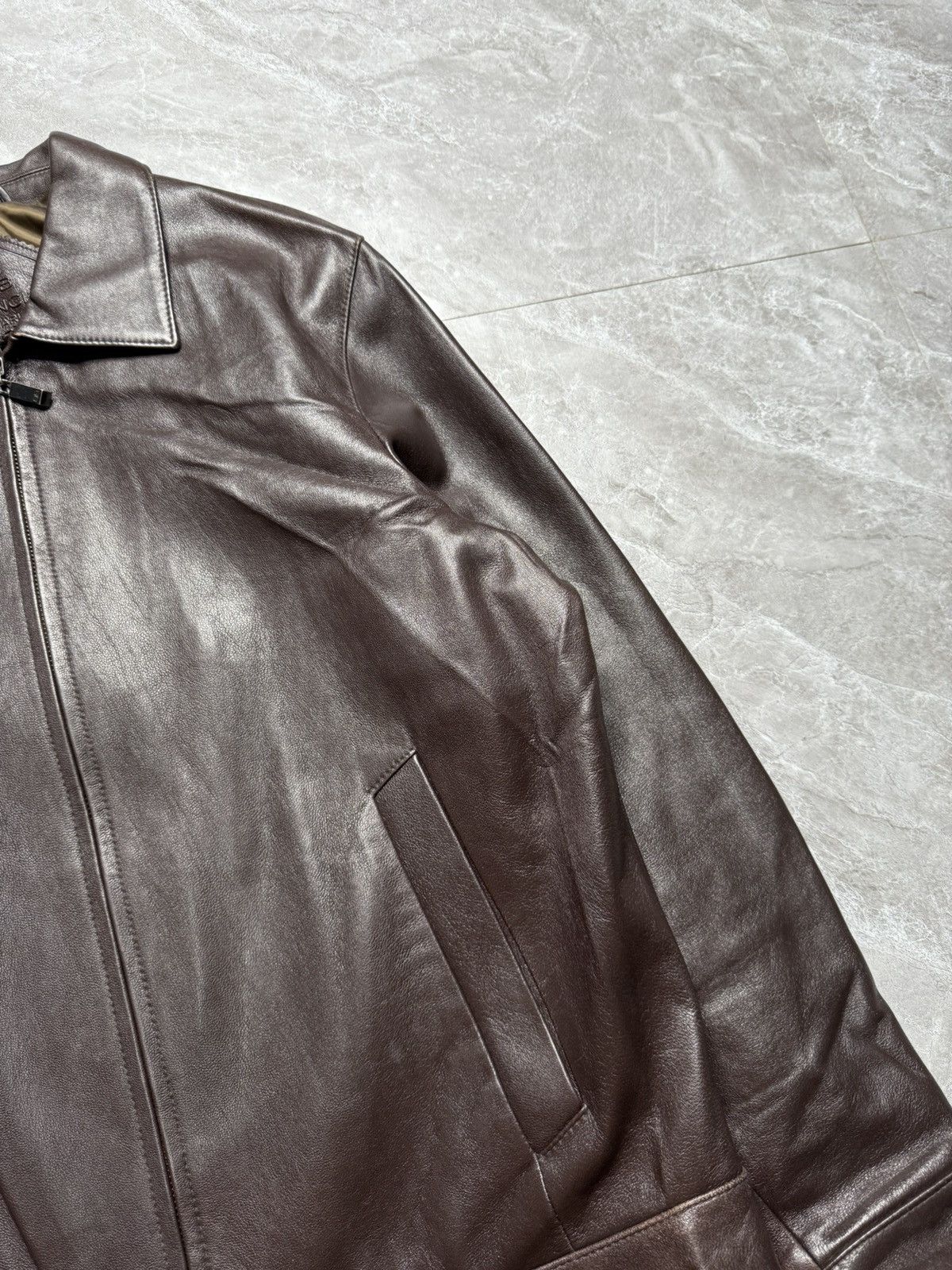 Balenciaga Balenciaga 1997 Nicolas Ghesquiere BB logo Leather Blouson Size US M / EU 48-50 / 2 - 4 Thumbnail