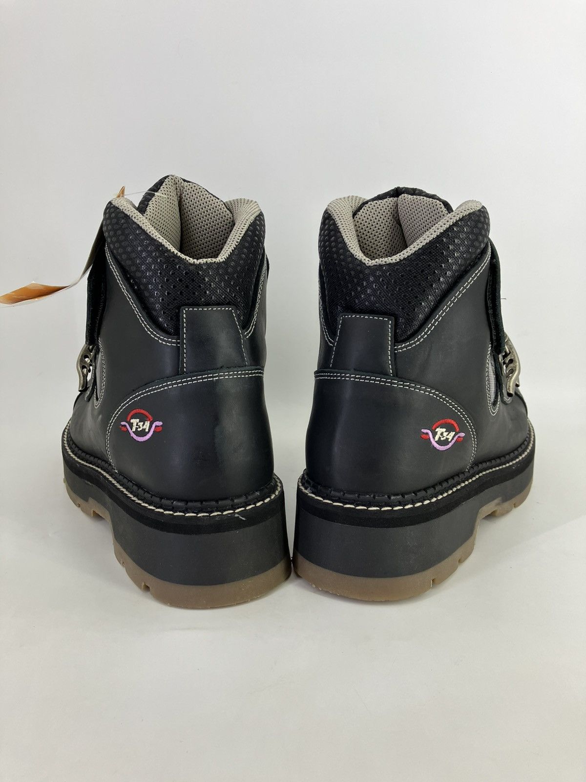 Vintage T34Nifty genuine leather chunky platform boots 90s00s Size US 11 / EU 44 - 4 Thumbnail