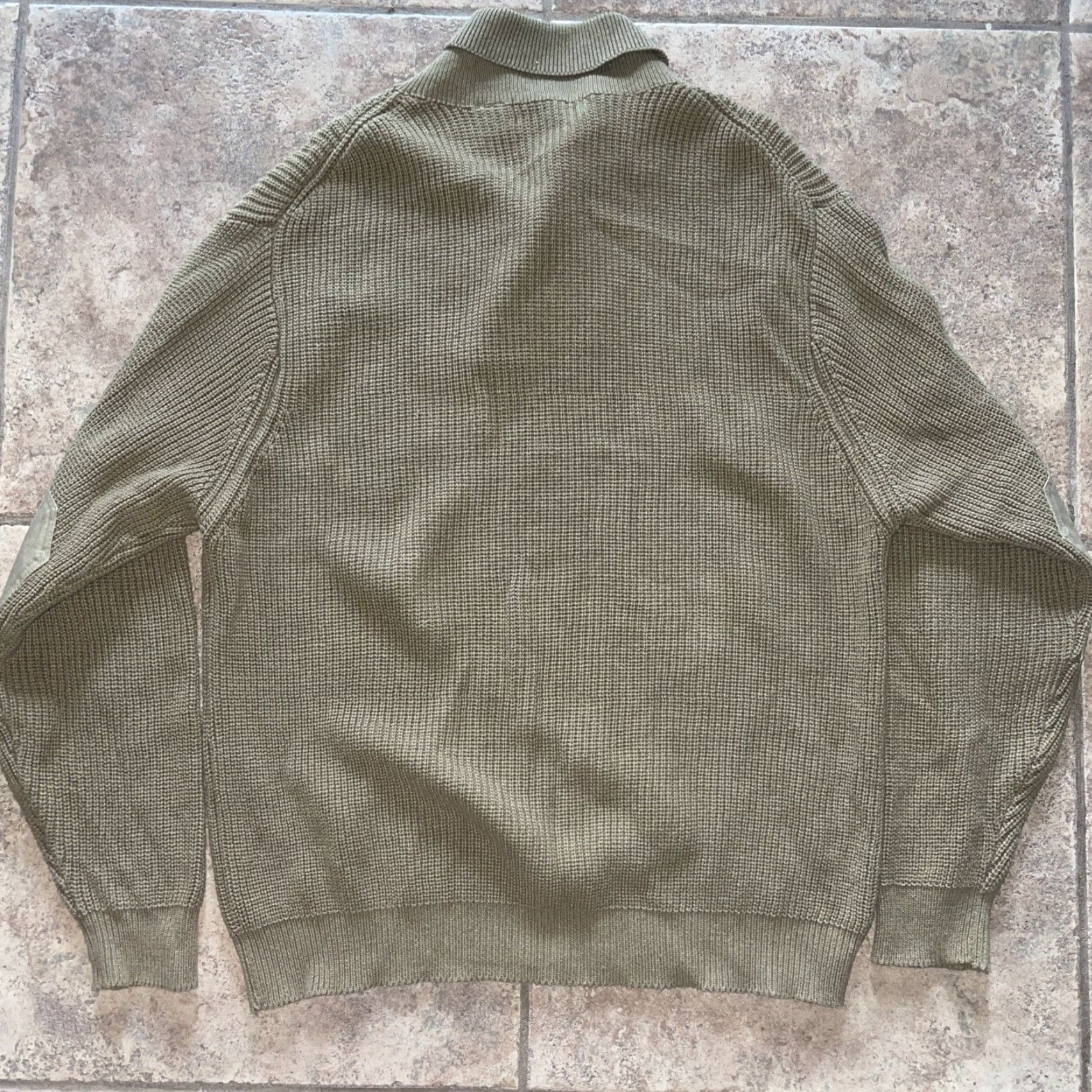 Orvis VINTAGE Orvis Sweater Green XL Men Pullover 100% Cotton Mend XL Size US XL / EU 56 / 4 - 4 Thumbnail