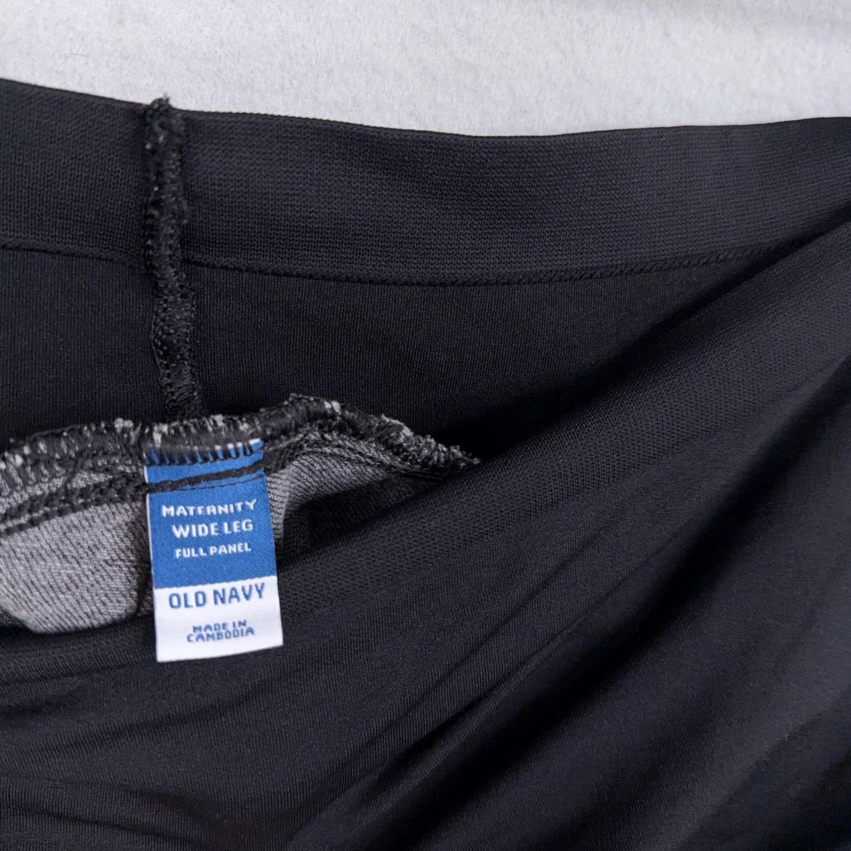Old Navy Old Navy Jeans Maternity 16 Gray High Rise Wide Leg Charcoal Wash Denim Womens Size 38" / US 16 / IT 52 - 4 Thumbnail
