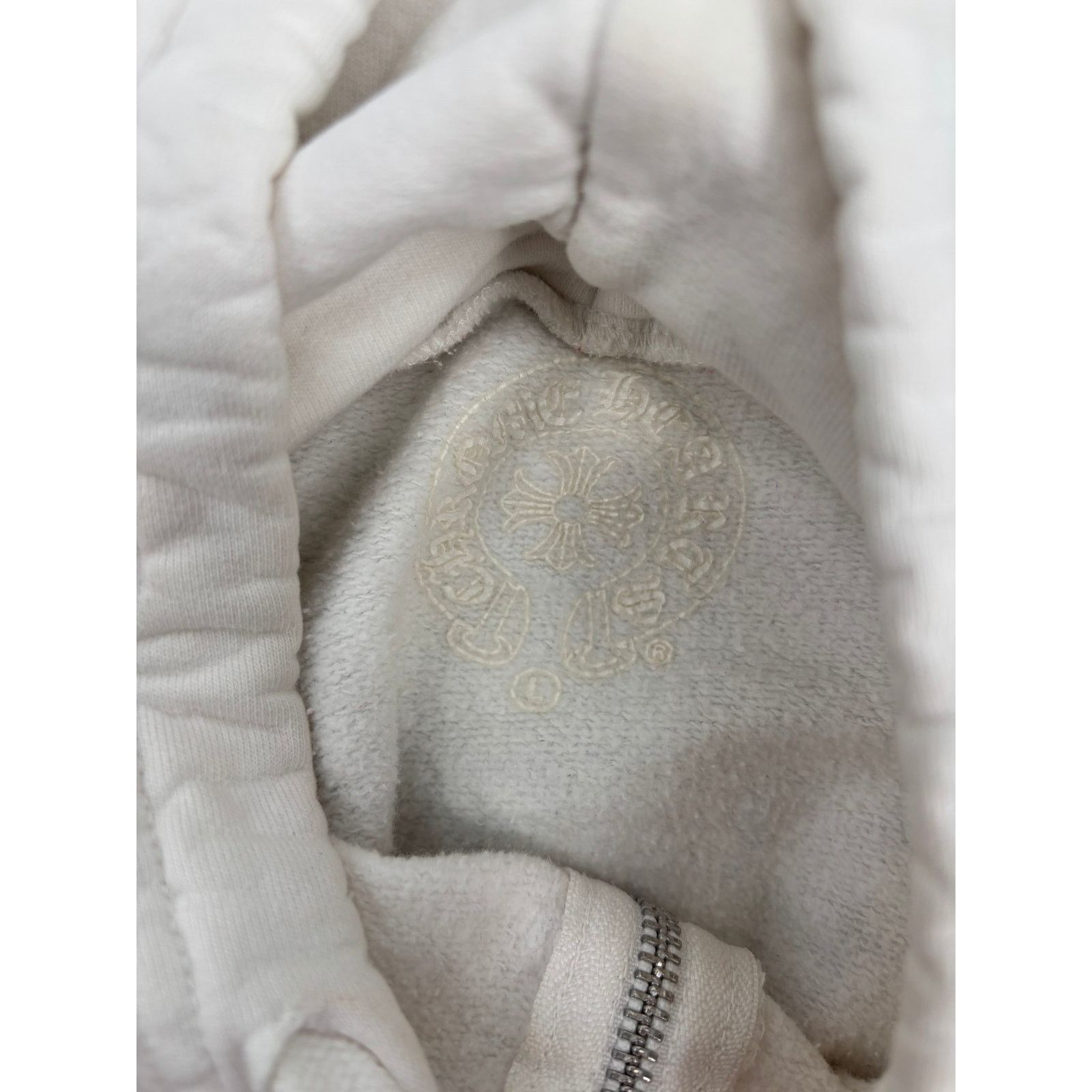 Chrome Hearts Chrome Hearts "F You' T-Bar Logo White Zip-Up Hoodie Size LG Size US L / EU 52-54 / 3 - 10 Thumbnail