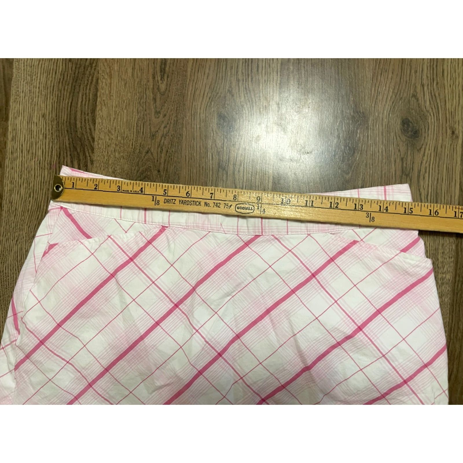 Vintage Lady Hagen Skirt Skort, Women's 8, Pink White, Breast Cancer, Regular, Short, Casual, Fall Spring Summer, Womens, Skirt, Lady Hagen Size 30" / US 8 / IT 44 - 5 Thumbnail