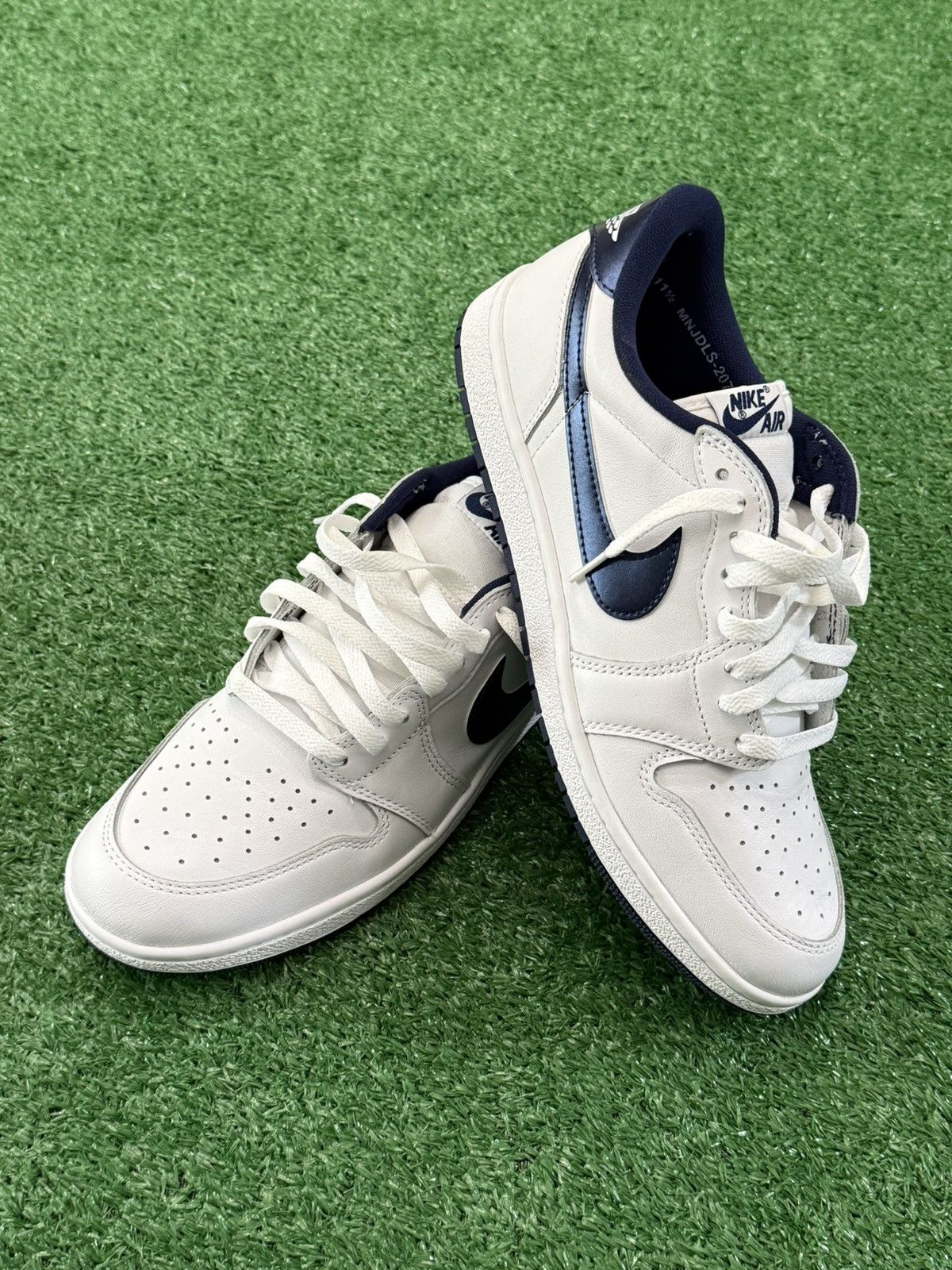 Nike Air Jordan 1 Low OG ’85 Metallic Blue – Size 11.5 Size US 11.5 / EU 44-45 - 1 Thumbnail