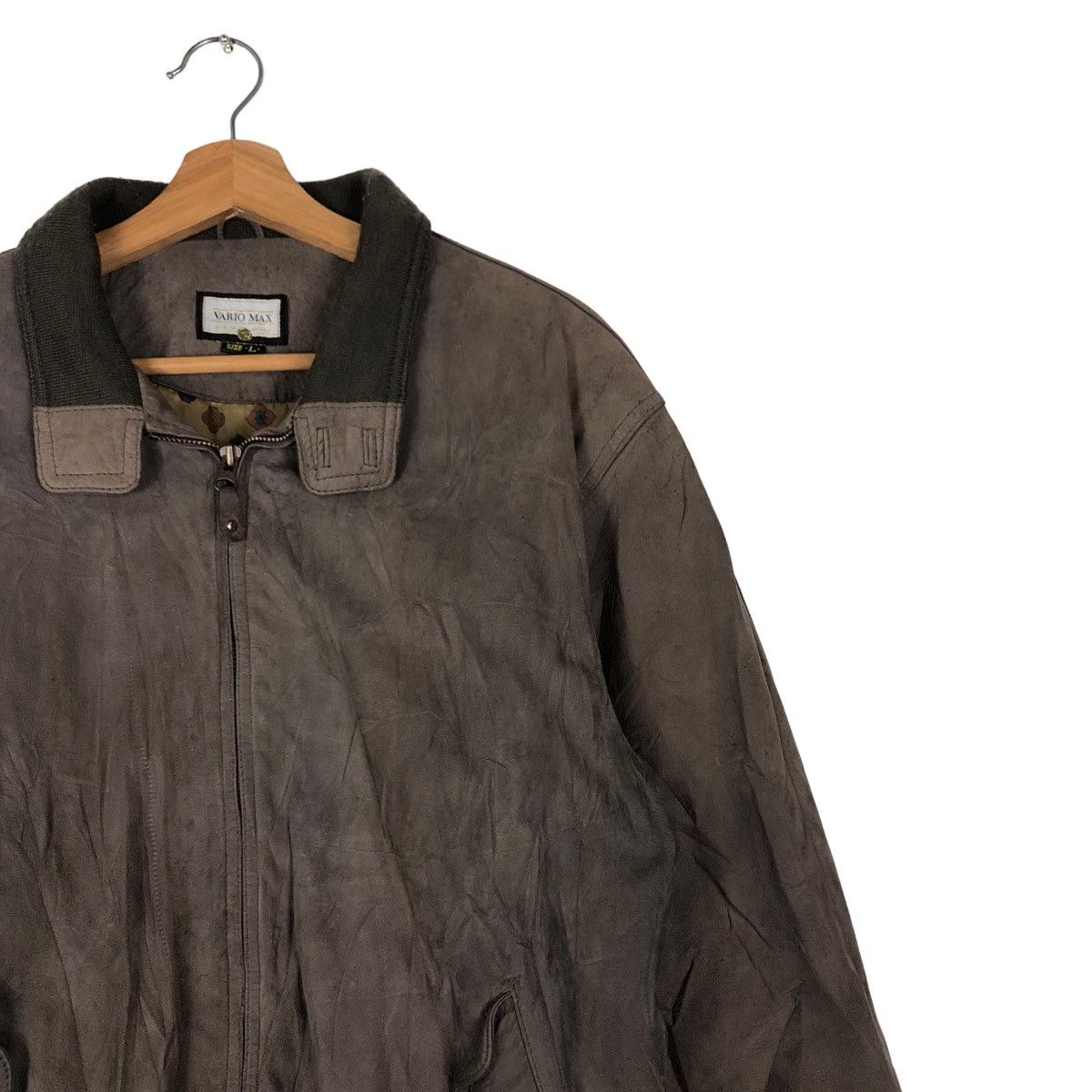 Japanese Brand 🔥Vintage Biker Leather Jacket Vario Max Issey Miyake Size US L / EU 52-54 / 3 - 6 Thumbnail