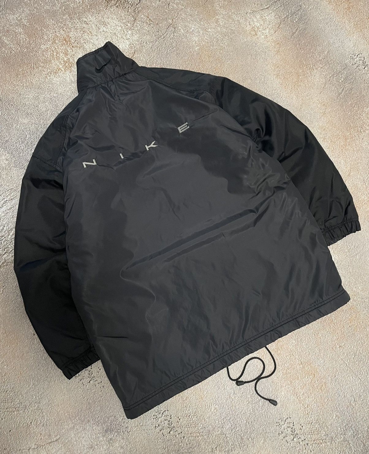Vintage Nike Nylon Drill Jacket Big Logo