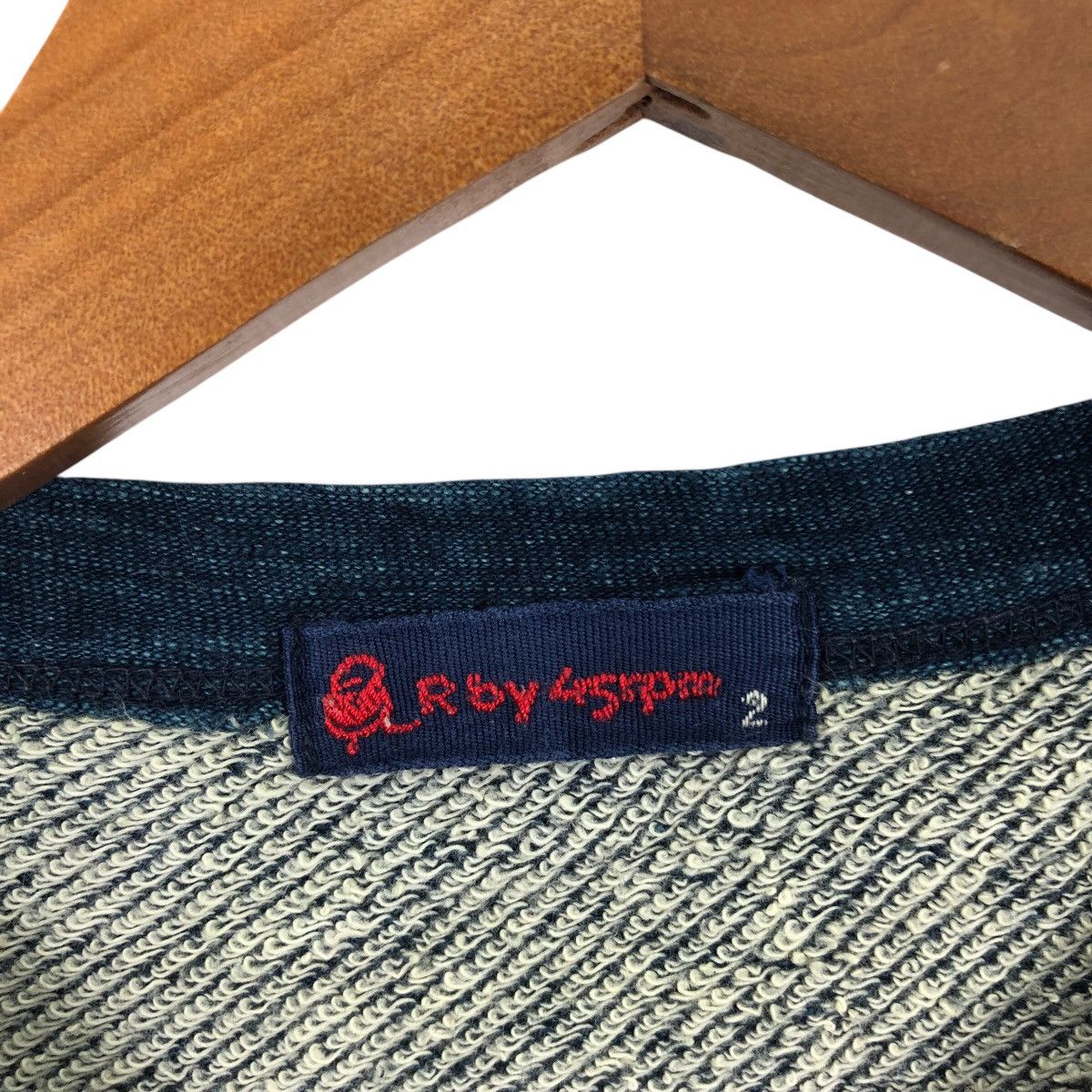 45rpm × Japanese Brand Japanese Brand 45RPM STUDIO JAPAN Indigo Scab Distressed Size XS / US 0-2 / IT 36-38 - 6 Thumbnail