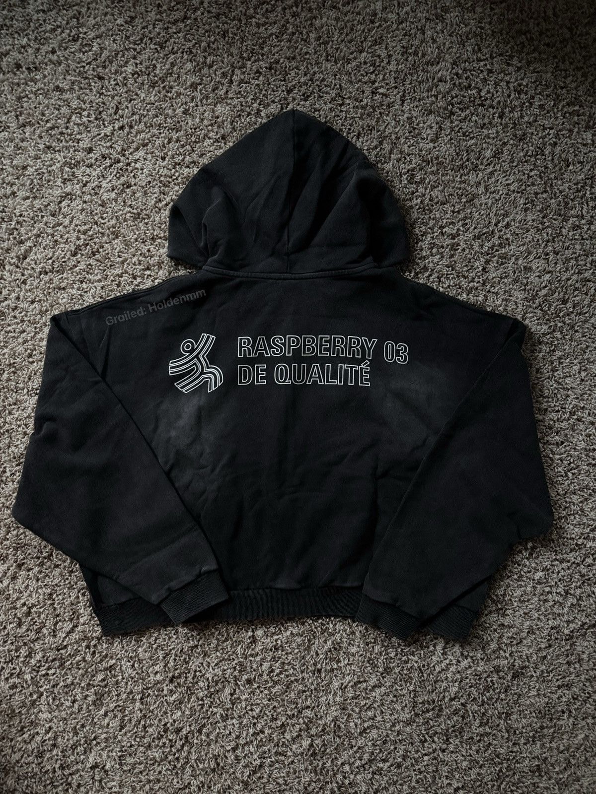 The GV Gallery Black Eclair Zip Up Hoodie Raspberry Hills