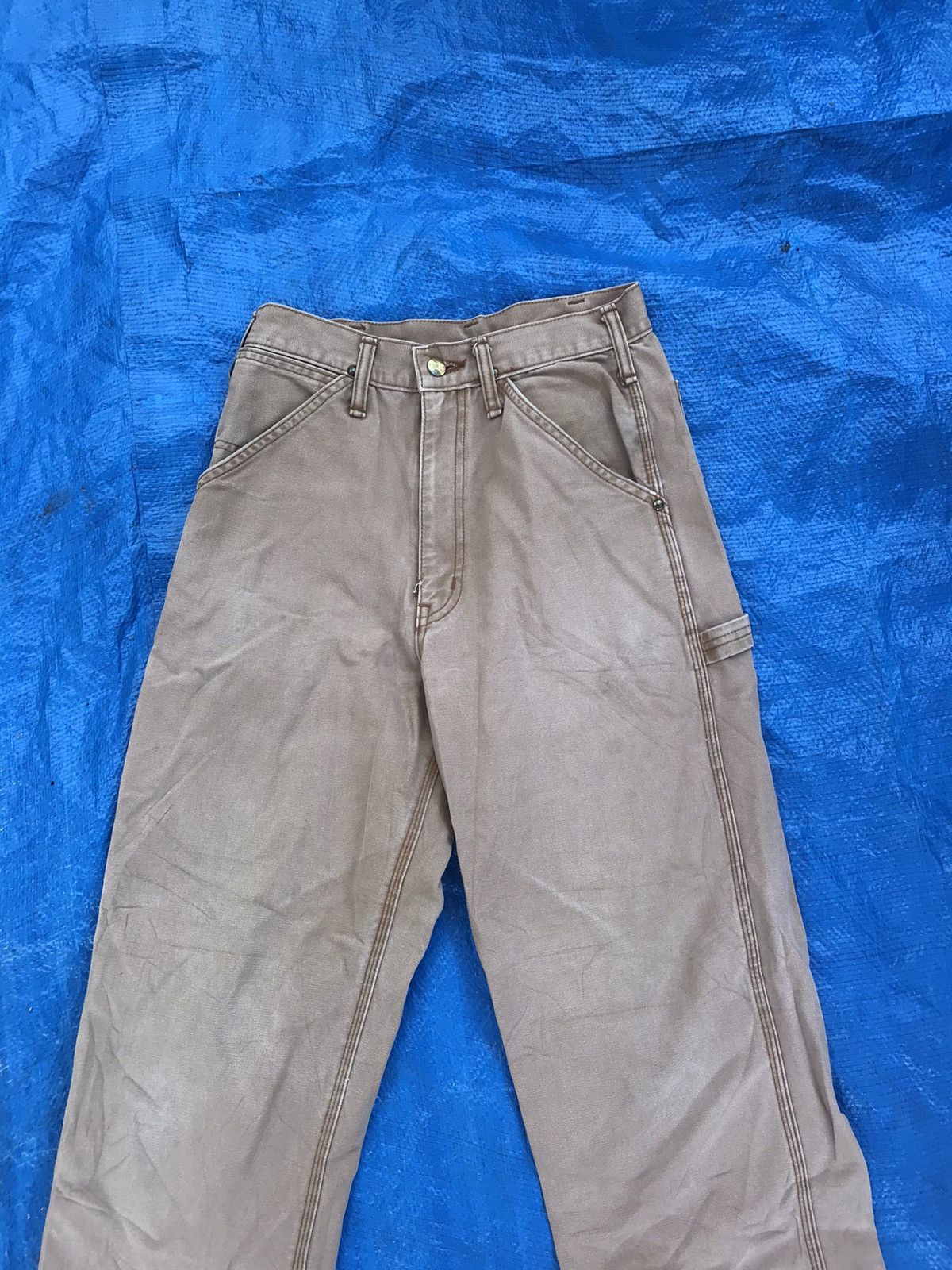 Carhartt × Edwin VINTAGE 80s EDWIN WORKWEAR PANTS Size US 28 / EU 44 - 4 Thumbnail