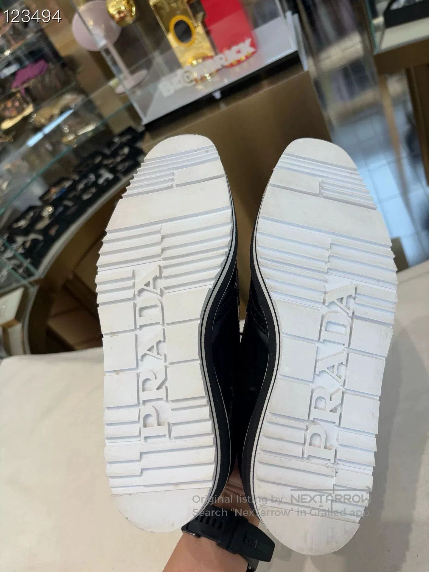 Prada Prada Black Patent Platform Shoes. Size US 7 / IT 37 - 6 Thumbnail