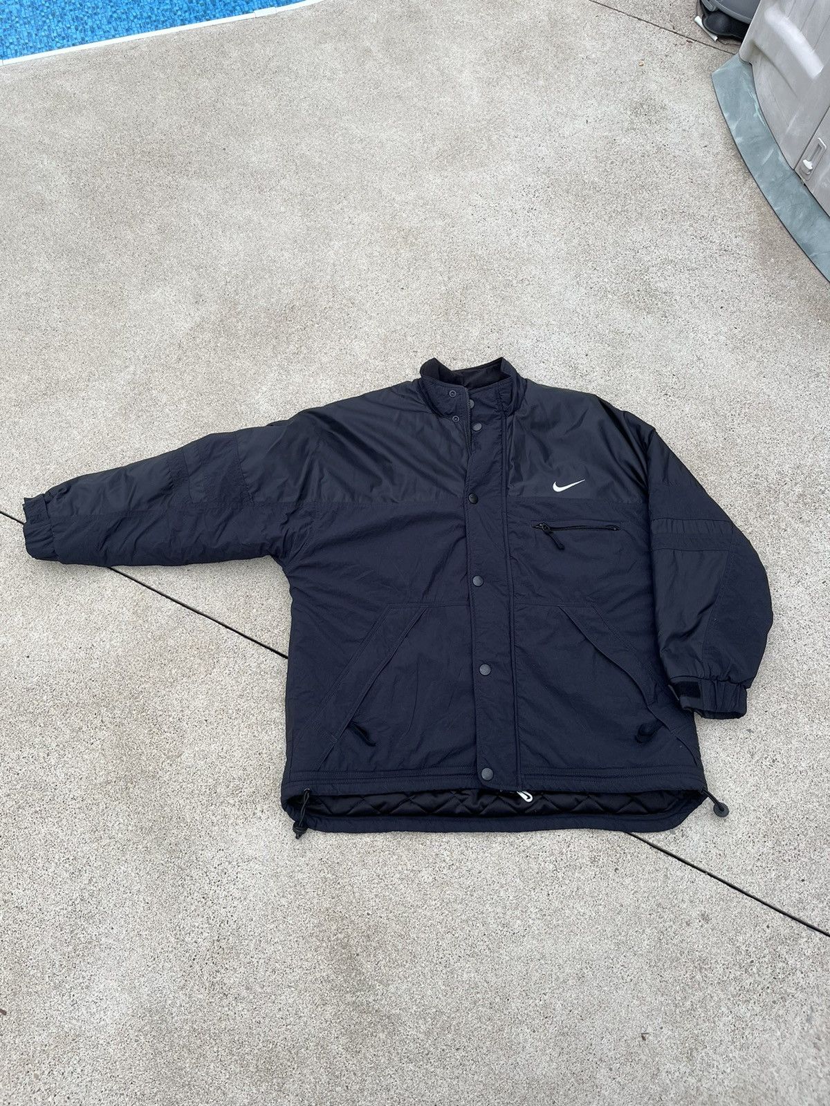 Nike 1990s Embroidered Double Swoosh Puffer Jacket Men’s