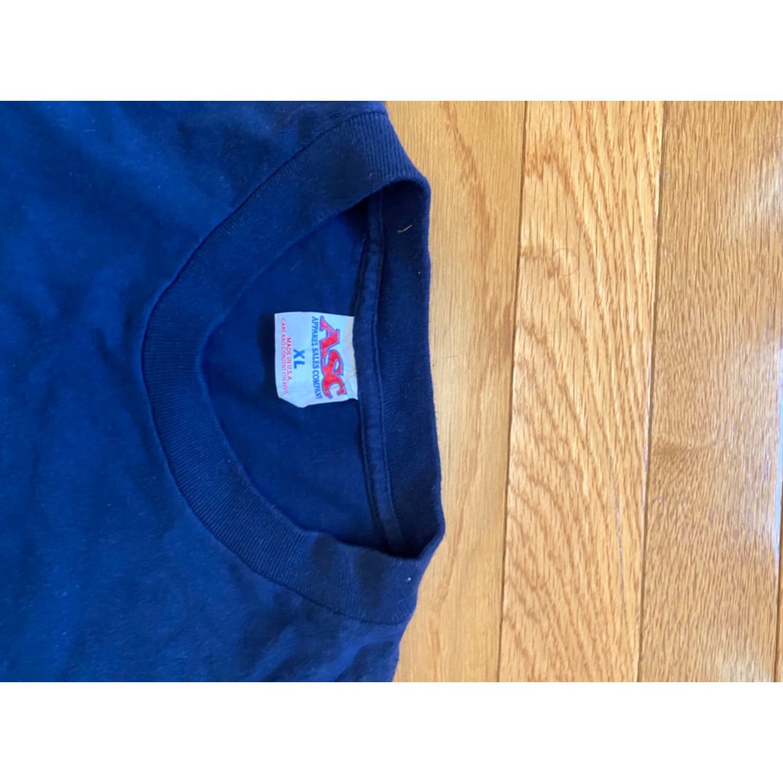 Vintage VINTAGE Notre Dame Shirt Single Stitch Adult XL Sz Mens Blue Short Sleeve Size US XL / EU 56 / 4 - 4 Thumbnail