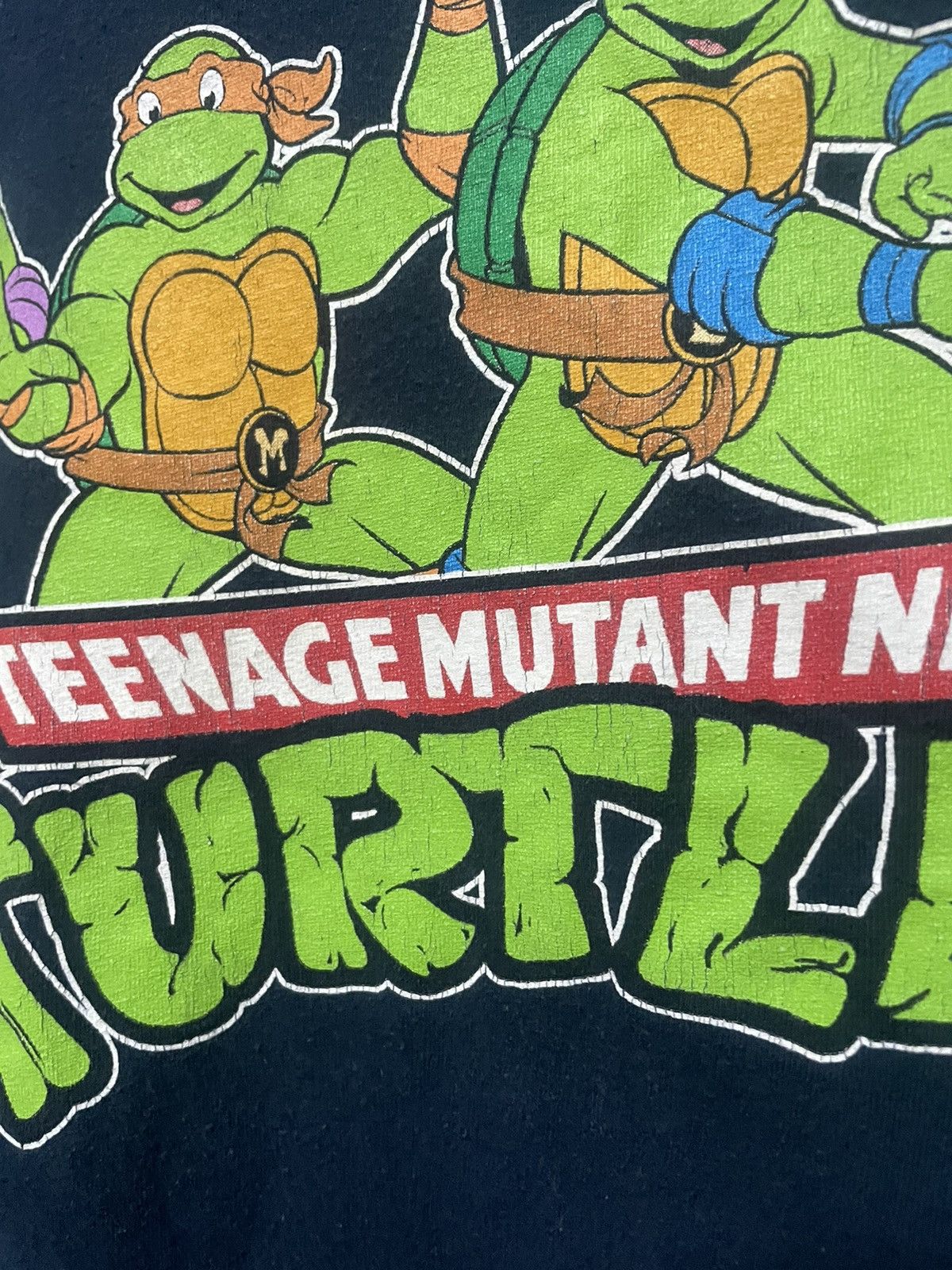 Cartoon Network Vintage 2000s Teenage Mutant Ninja Turtles Y2K Graphic Tee L Size US L / EU 52-54 / 3 - 6 Thumbnail