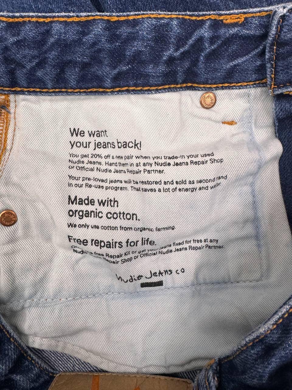 Nudie Jeans Nudie Jeans Co Men Blue Denim Jeans Pants Regular Fit Size28 Size US 28 / EU 44 - 14 Thumbnail