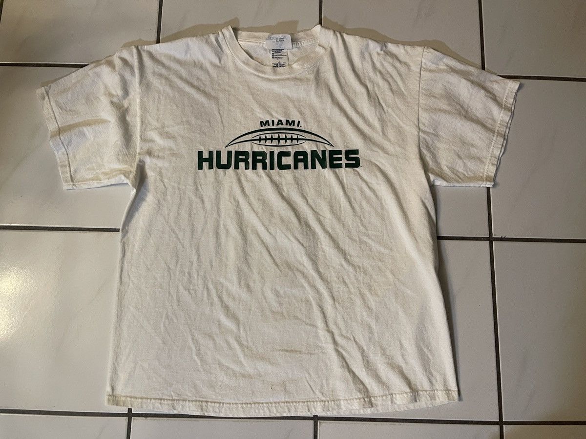Adidas Vintage Miami Hurricanes Mens Adidas Football T-Shirt XL Size US XL / EU 56 / 4 - 1 Thumbnail