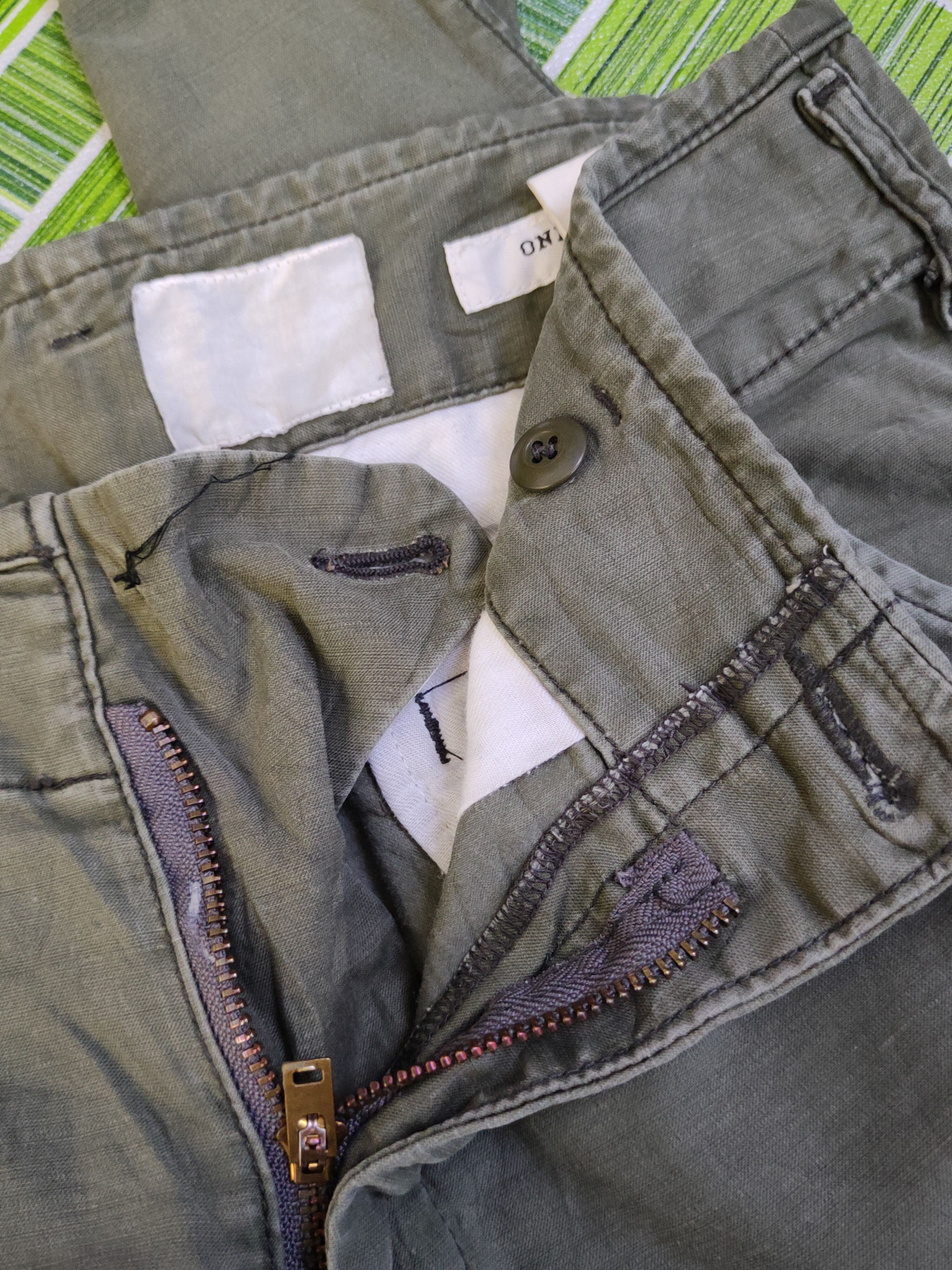 ONES STROKE Ones Stroke Green Multipocket Tactical Cargo Pants #S2407 Size US 28 / EU 44 - 13 Thumbnail