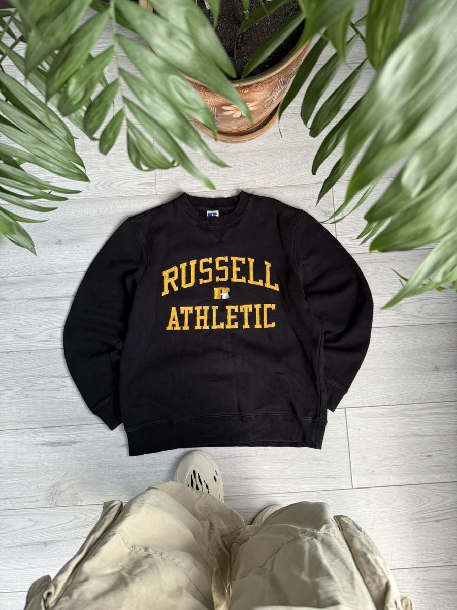 Russell Athletic × Vintage Vintage Russell Athletic sweatshirt big central logo Size US M / EU 48-50 / 2 - 1 Thumbnail