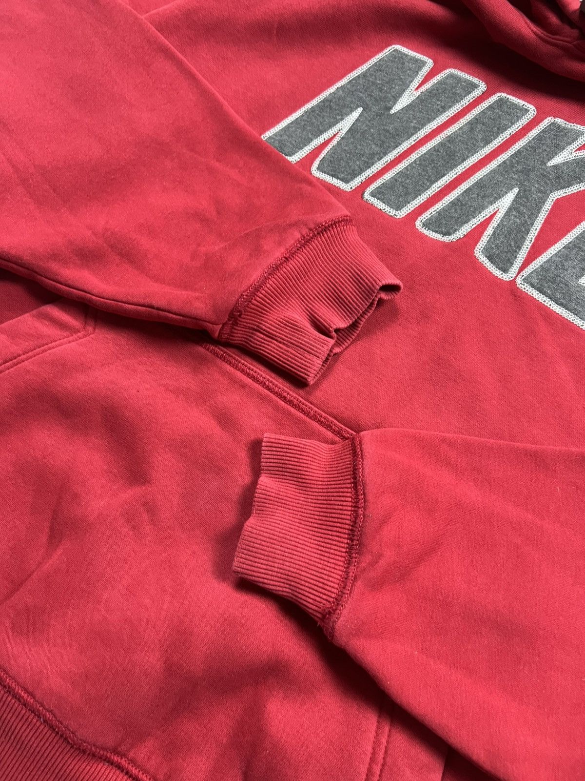 Nike 00s Nike Big Embroidered Logo Spellout Vintage Retro Hoodie Size US XL / EU 56 / 4 - 8 Thumbnail