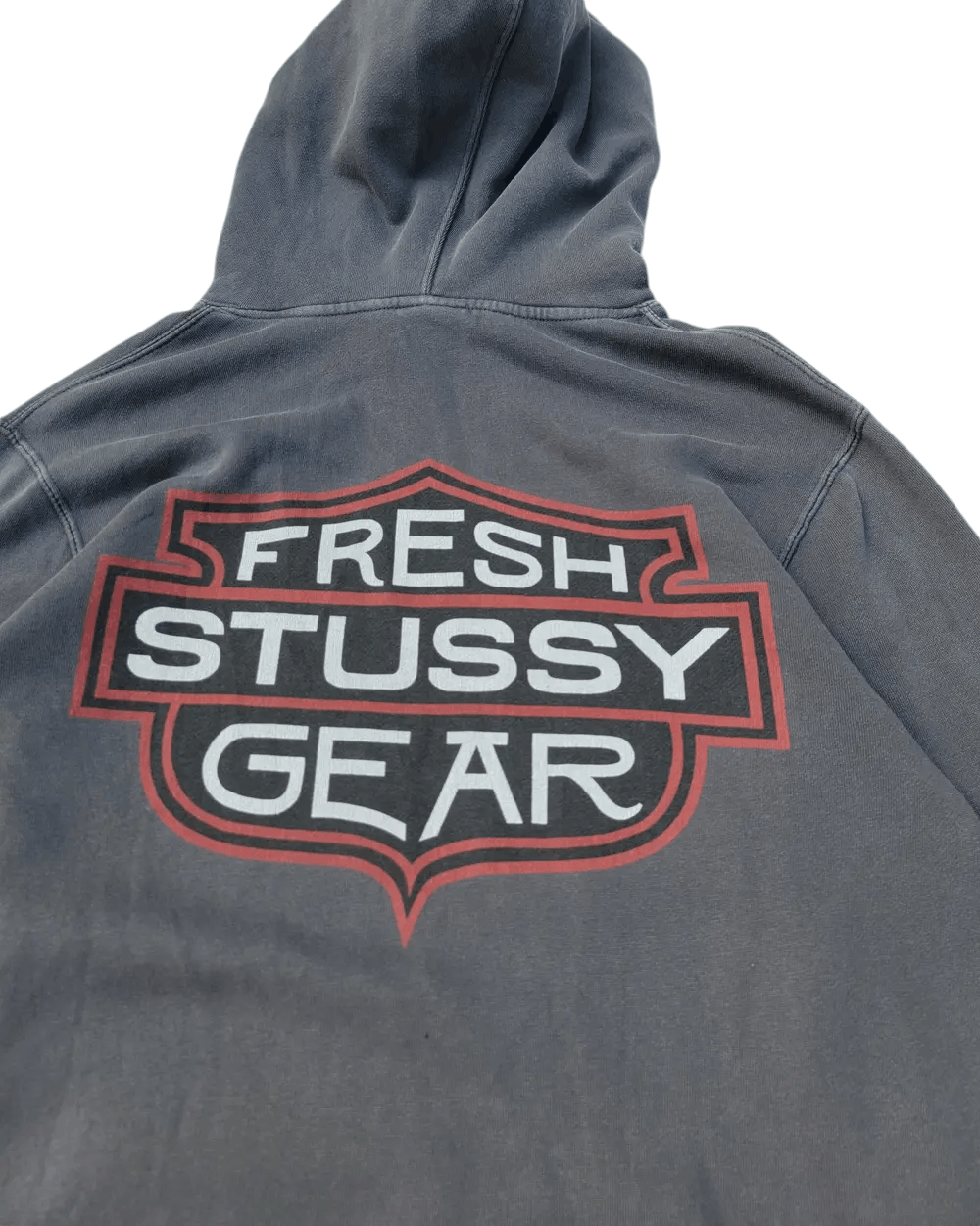 Stussy × Vintage Vintage Stussy Gear Hoodie Pullover Size US M / EU 48-50 / 2 - 2 Thumbnail
