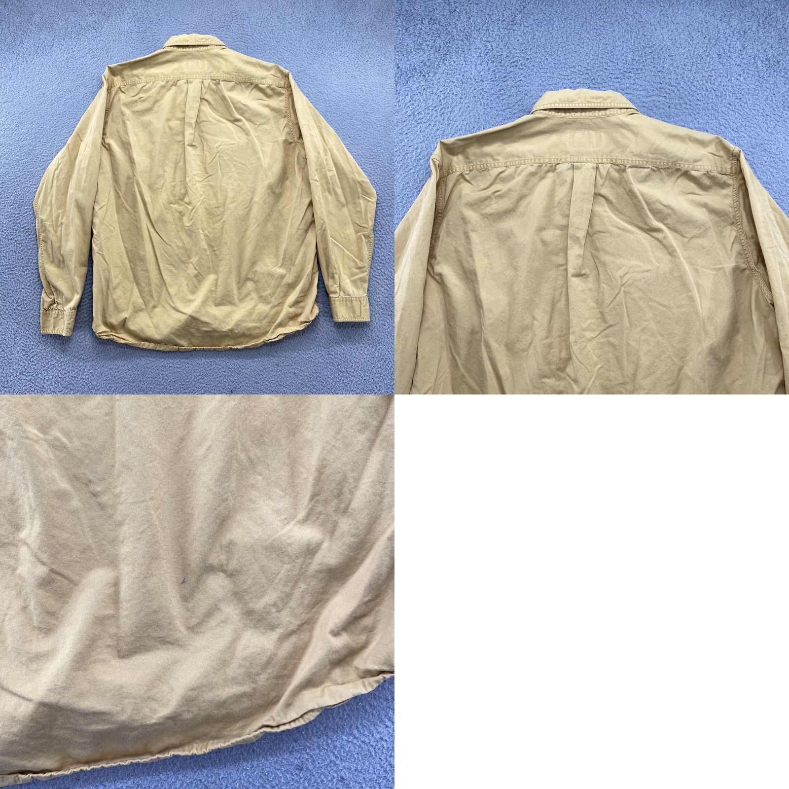 Eddie Bauer Eddie Bauer Button-Up Shirt Long Sleeve Mustard Yellow XL Tall Men's Collared Button-Up Shirt 90s Outdoor Pockets Size US XL / EU 56 / 4 - 8 Thumbnail