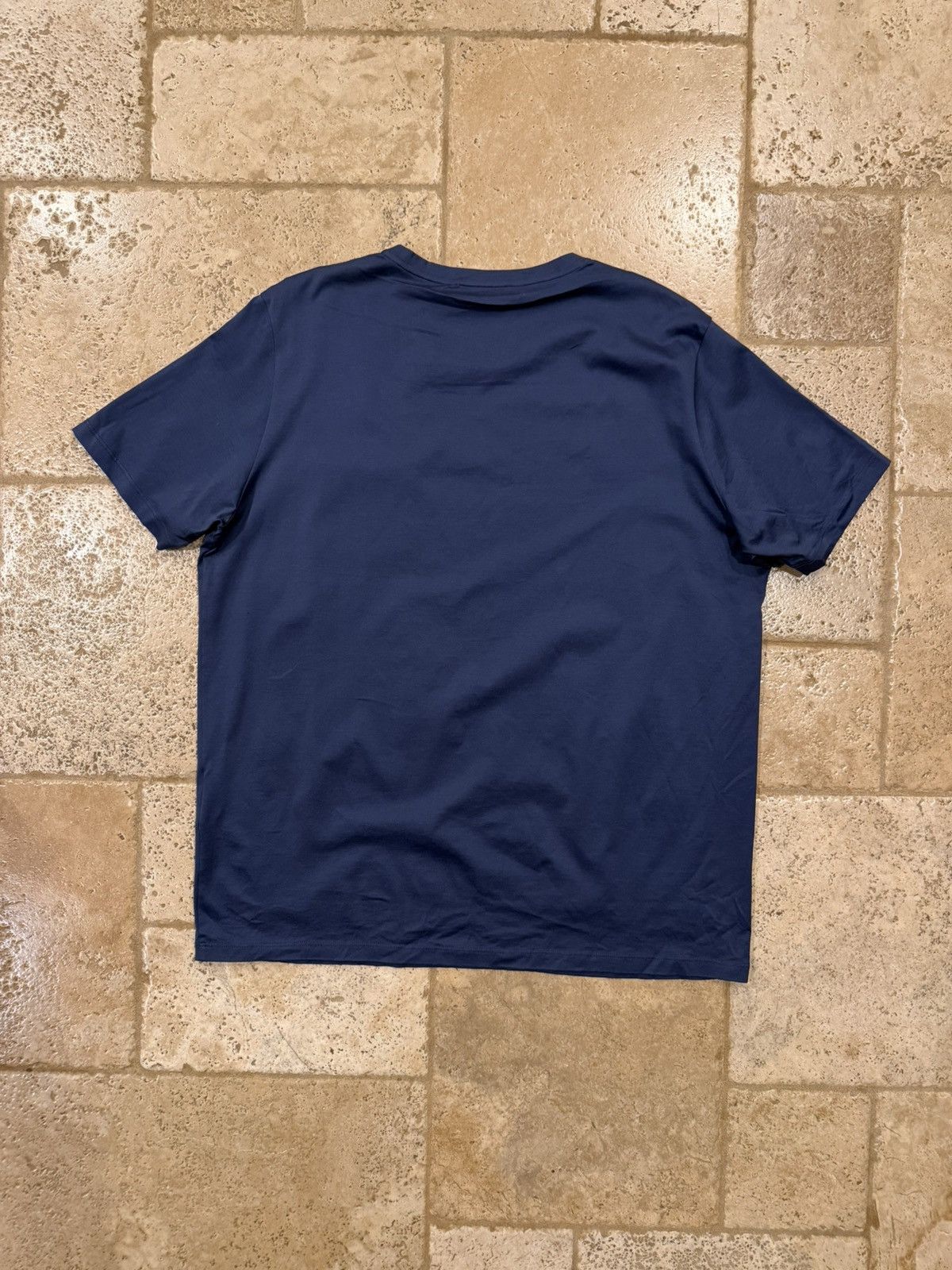 Prada Prada Navy Blue Pocket Mini Logo T-Shirt Size US XXL / EU 58 / 5 - 11 Thumbnail