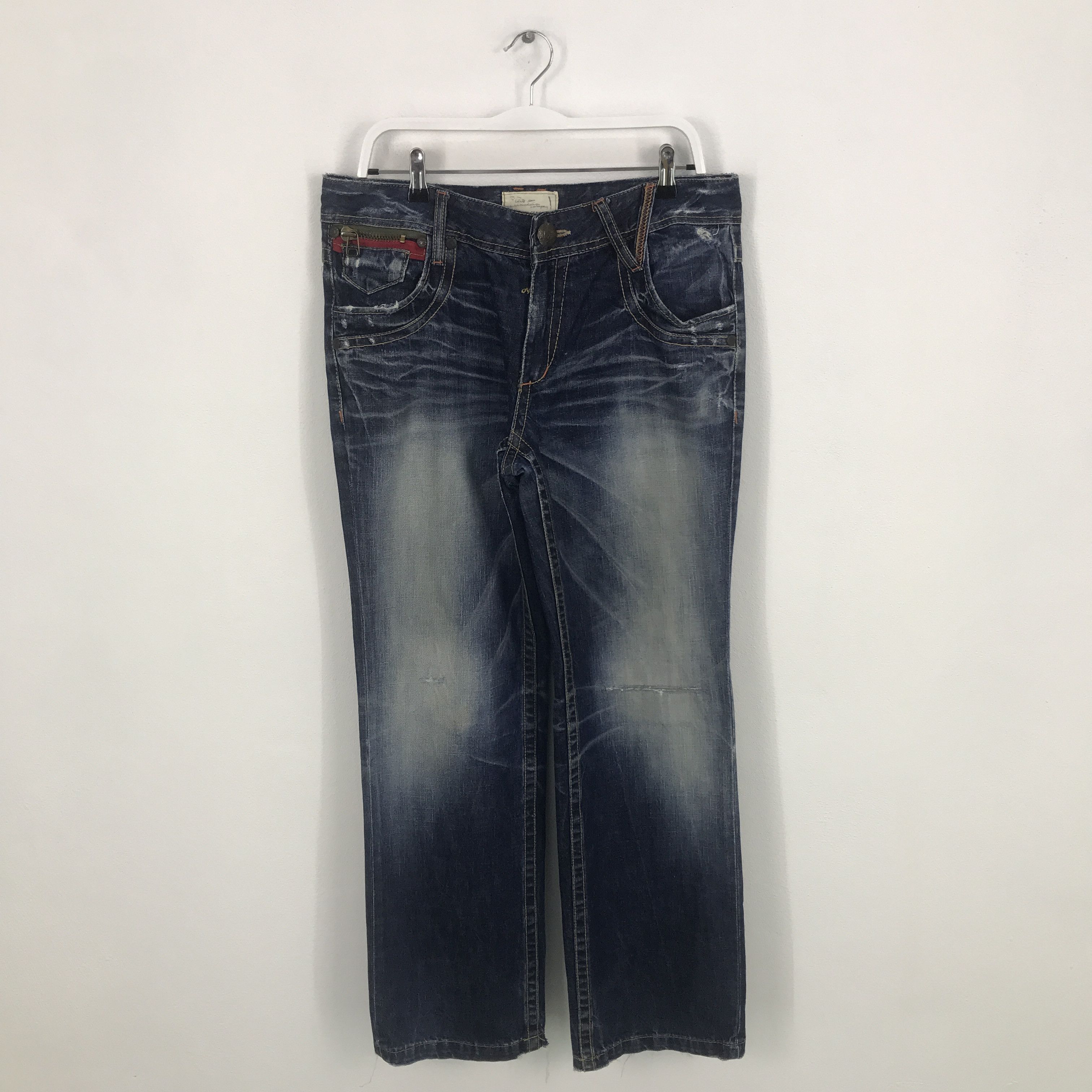 Other Rare lolita distressed Japan style denim jeans Size US 32 / EU 48 - 1 Thumbnail