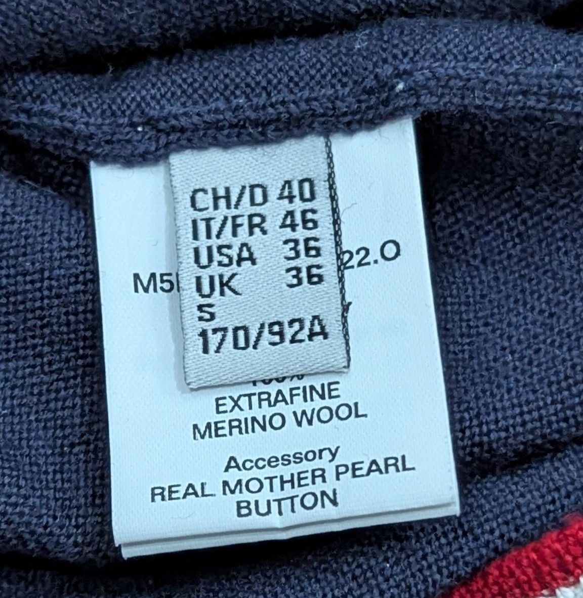 Bally Bally Logo Merino Wool Polo Sweater Navy 46 US 36 Size US S / EU 44-46 / 1 - 6 Thumbnail