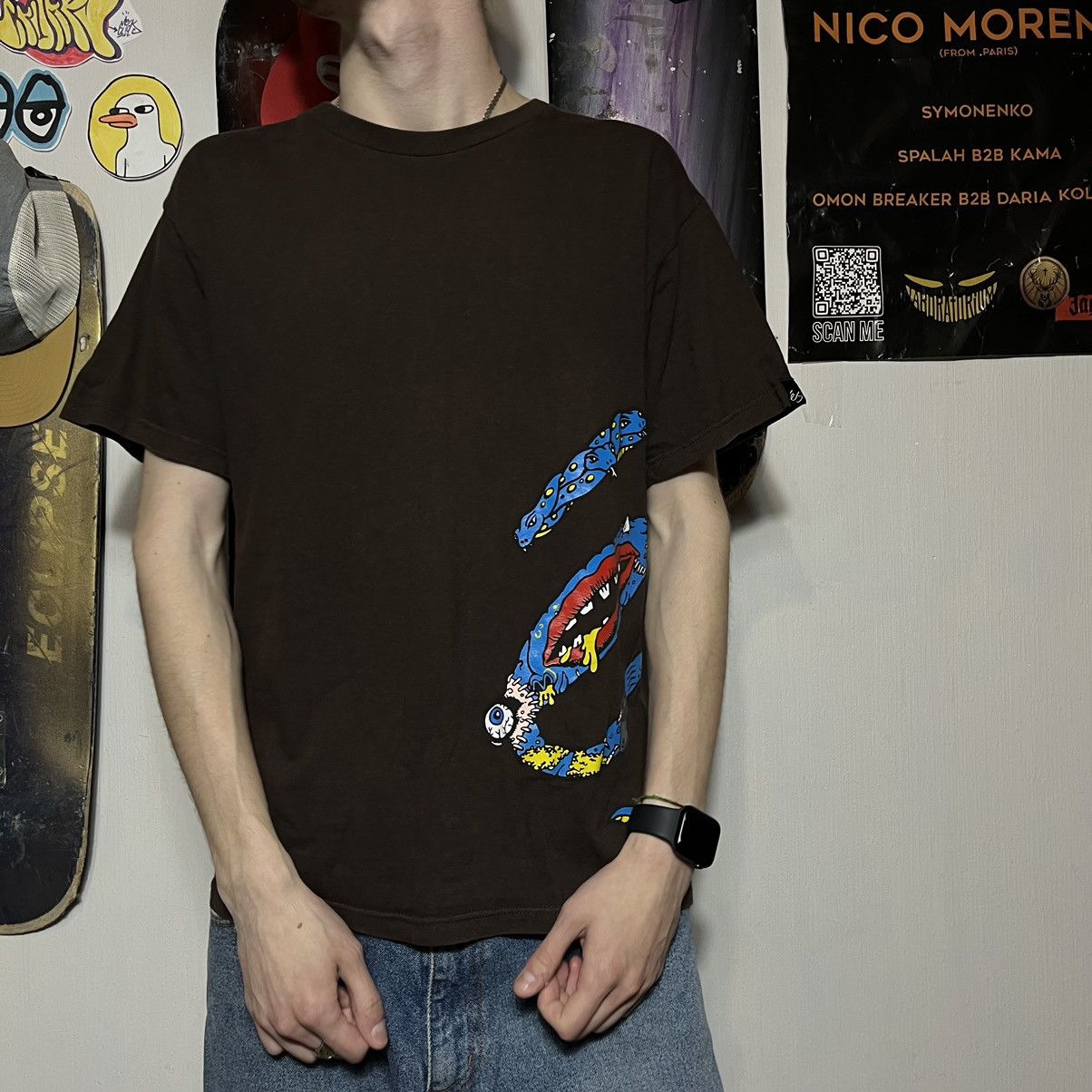 Vintage × eS 📌 Vintage ES Skateboarding Y2K T-Shirt Size US M / EU 48-50 / 2 - 1 Thumbnail
