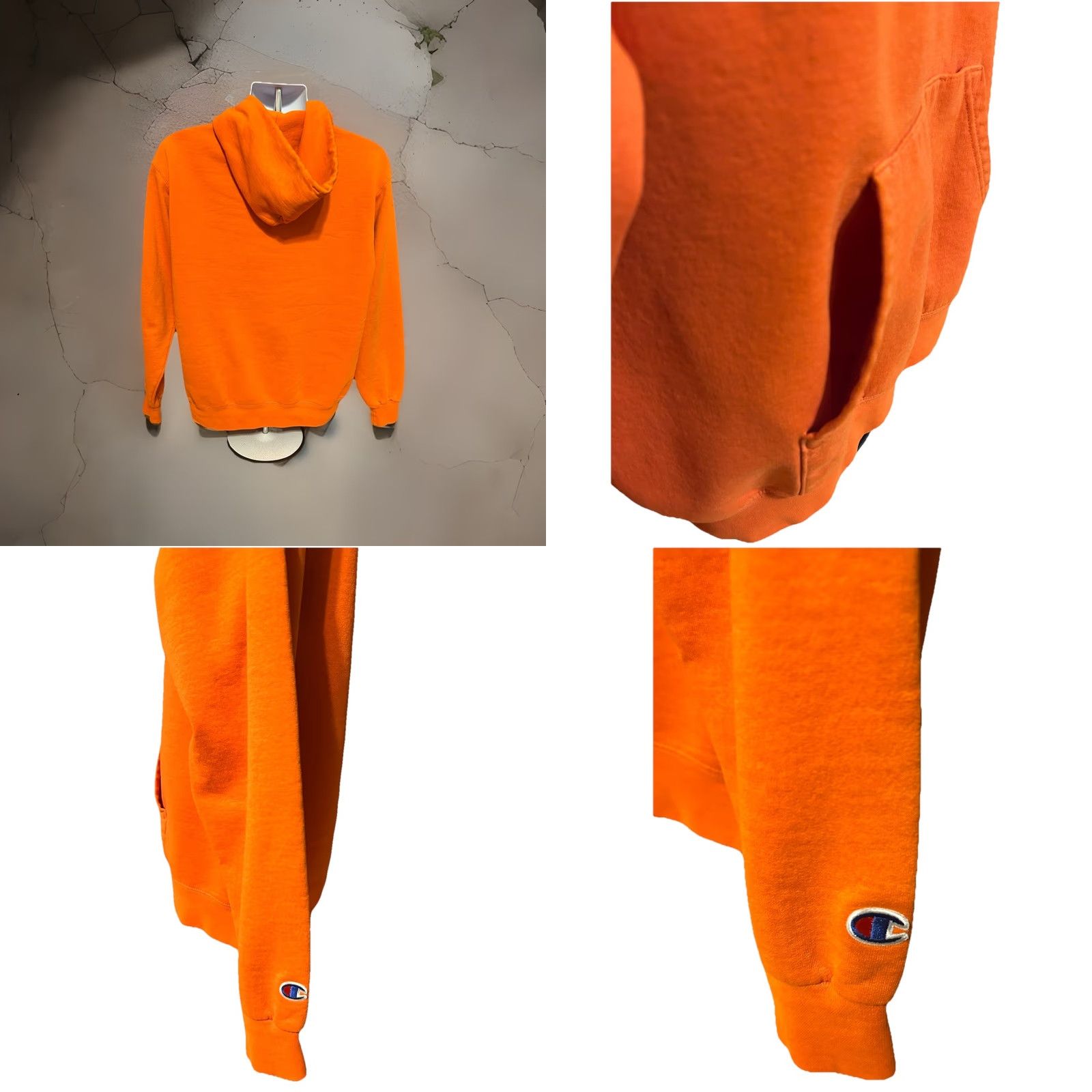 Champion VTG Syracuse University Hoodie Adult Medium Orange Drawstrings Kangaroo Pocket Champion Pullover Hooded Sweatshirt Size US M / EU 48-50 / 2 - 8 Thumbnail