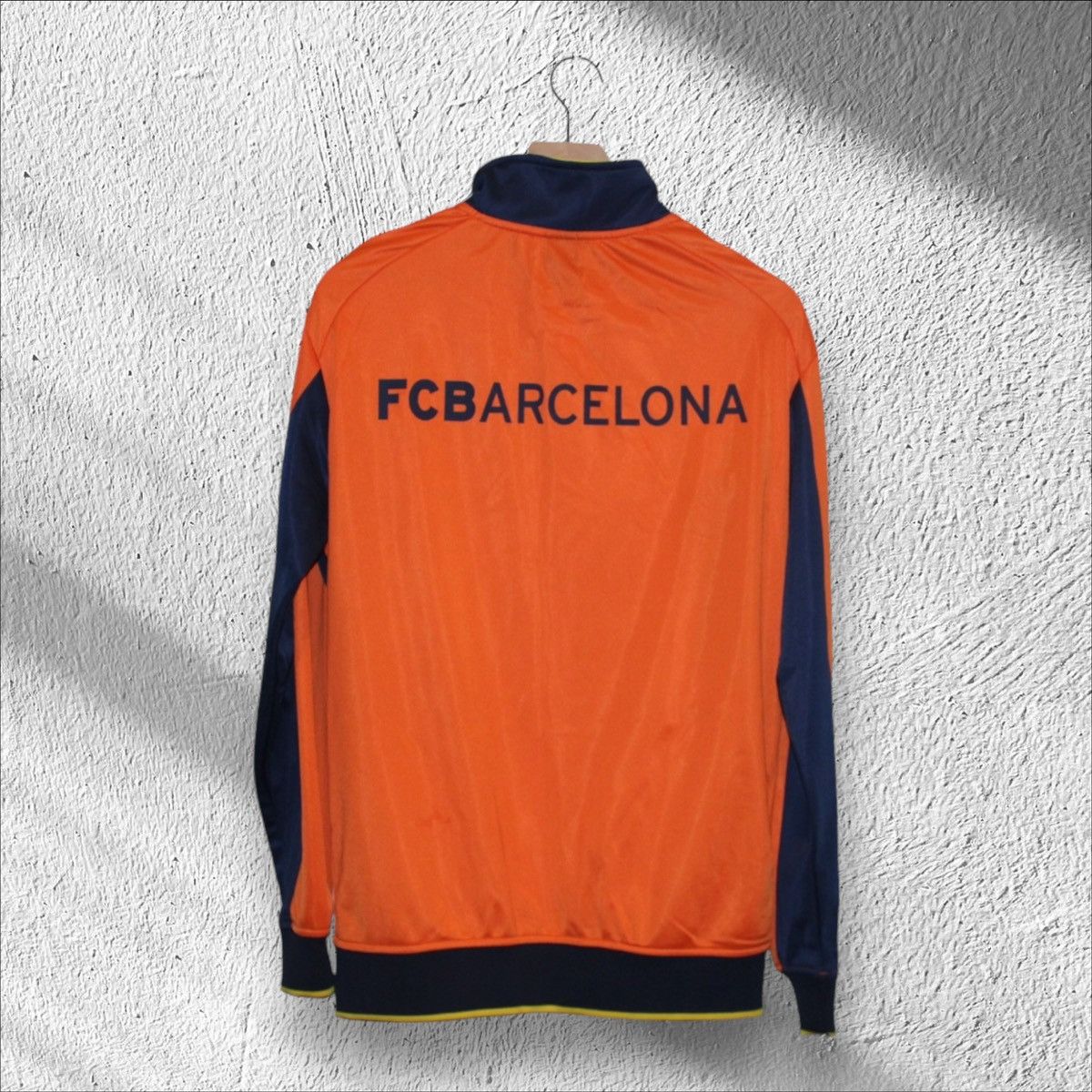 Other FC Barcelona Orange Kit Full Zip Trainer Jacket Soccer Size US M / EU 48-50 / 2 - 2 Thumbnail
