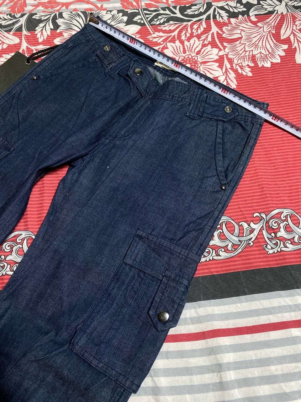 Japanese Brand Crazy Crash Dirty Baggy Faded Jean Japan Avant Garde Style Size US 29 - 13 Thumbnail