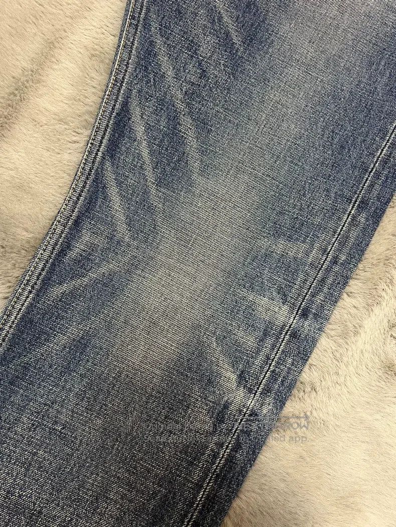 Celine Celine Fringed Raw Hem Straight Leg Jeans Size US 32 / EU 48 - 5 Thumbnail