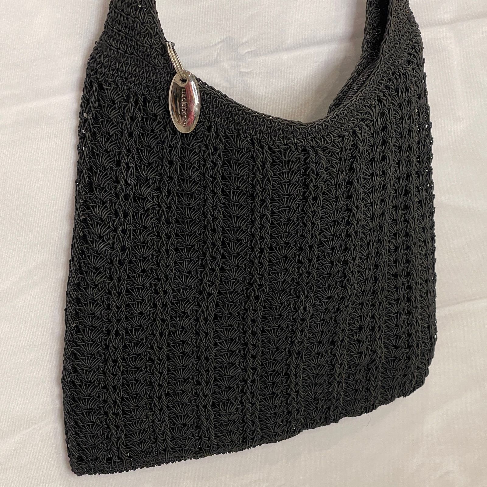 Liz Claiborne Liz Claiborne Black Crochet Purse tote Size ONE SIZE - 3 Thumbnail