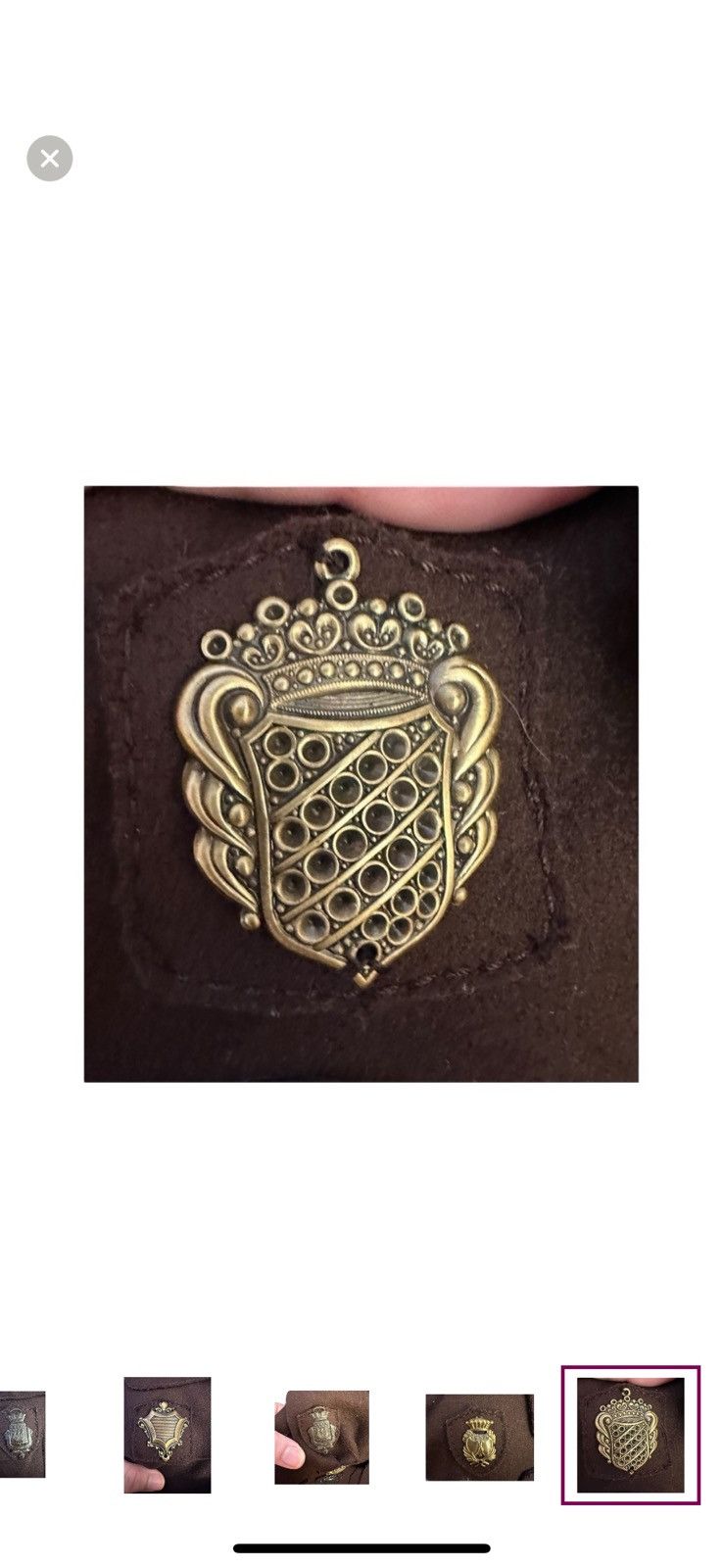 Miu Miu Vintage Women’s M Miu Miu Wool Military Metal Insignia Size M / US 6-8 / IT 42-44 - 16 Thumbnail