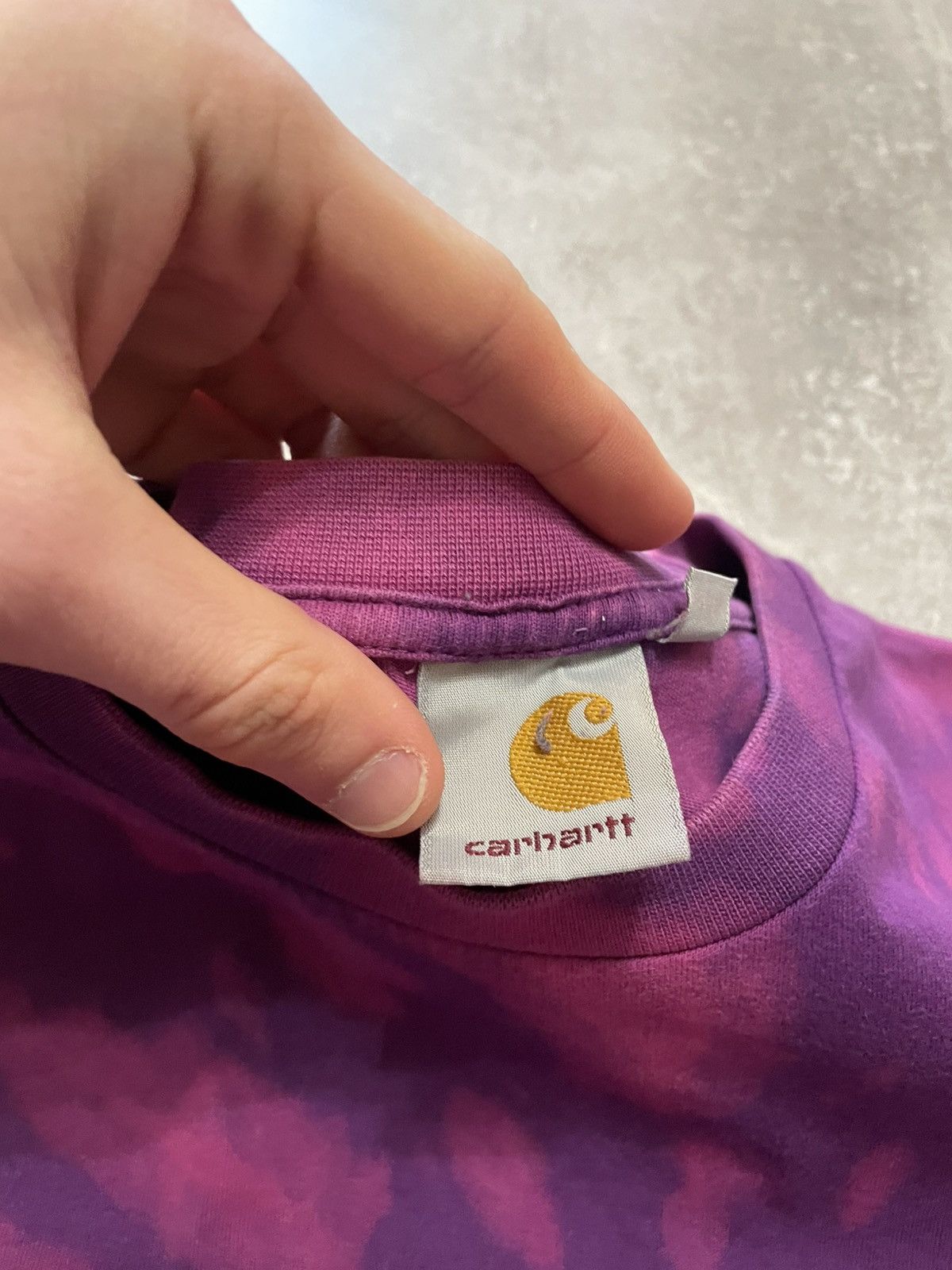 Carhartt Vintage Carhartt Purple T-Shirt Tie Dye Custom Y2K Size US M / EU 48-50 / 2 - 9 Thumbnail