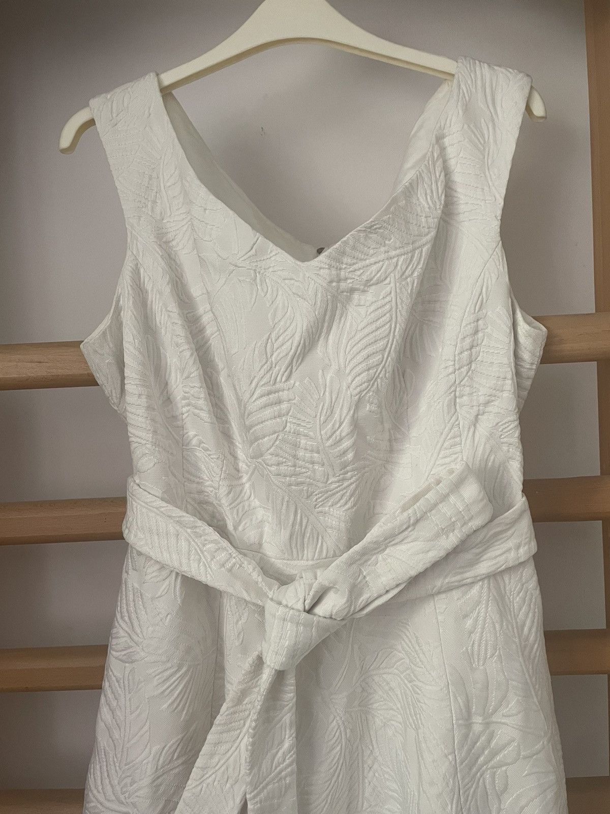 Karen Millen White taffeta dress, size 16( UK), Karen Millen, the new Size M / US 6-8 / IT 42-44 - 2 Thumbnail