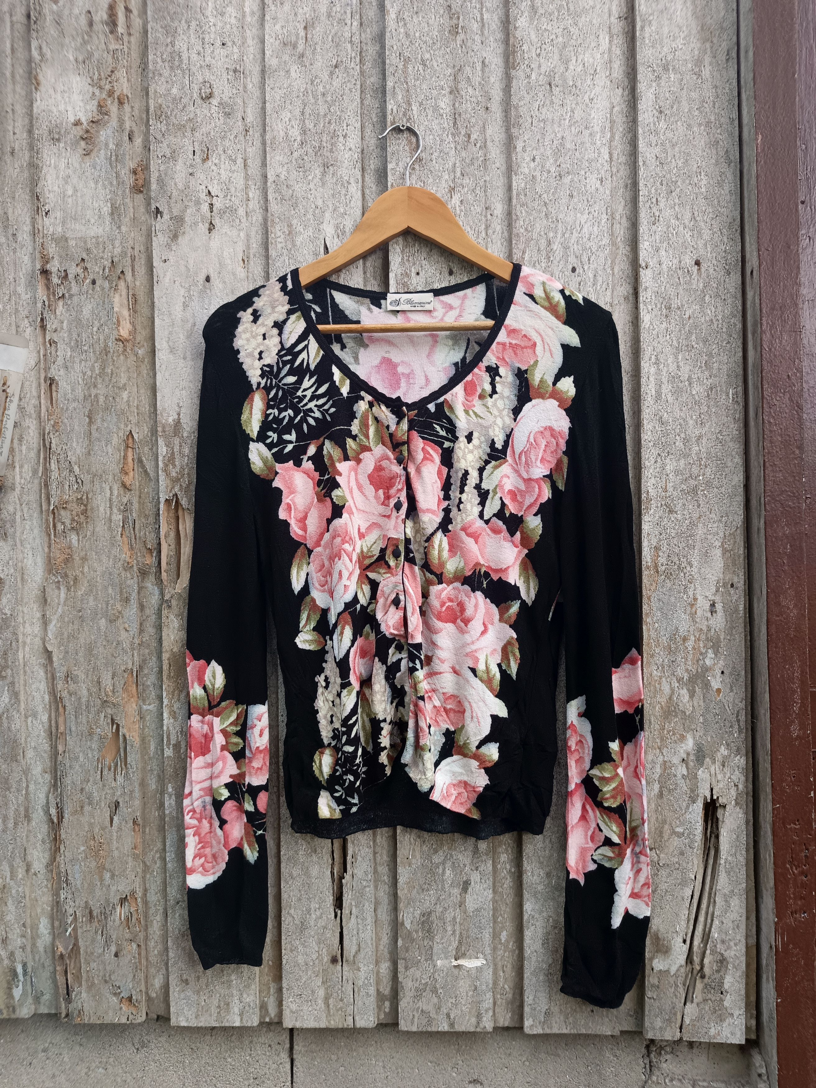 Blumarine Blumarine floral cardigan women's Size M / US 6-8 / IT 42-44 - 1 Thumbnail