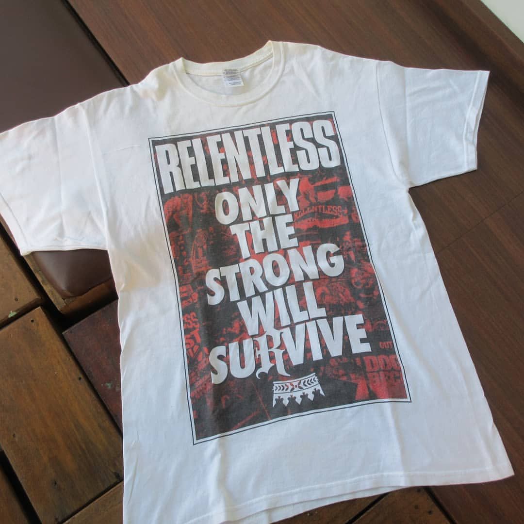 Band Tees × Vintage Relentless Australian Hardcore White tee tshirt With backpr Size US L / EU 52-54 / 3 - 2 Thumbnail