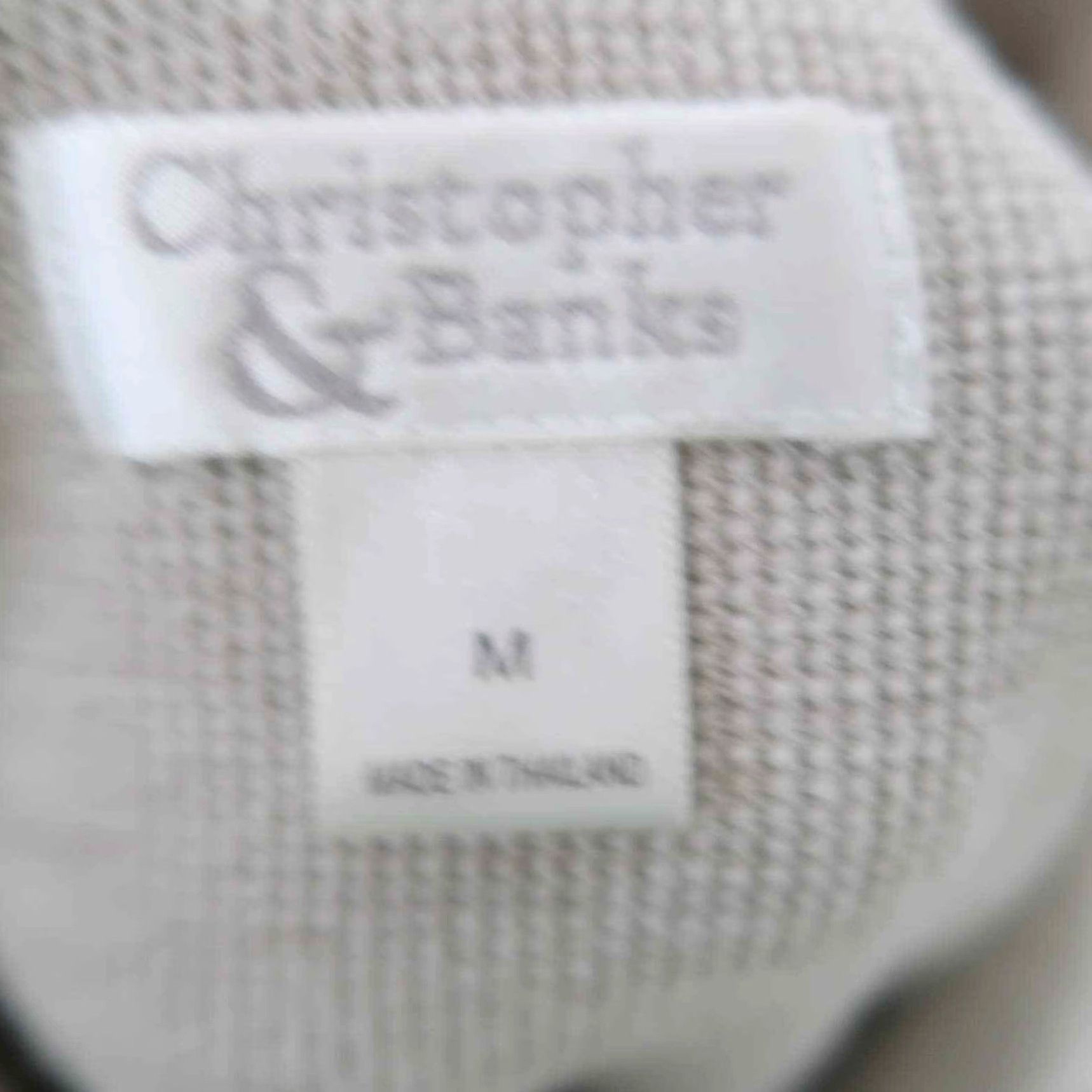 Vintage VINTAGE Christopher & Banks oatmeal tan knit cardigan embroidered leaves M cardigan Women Size M / US 6-8 / IT 42-44 - 5 Thumbnail