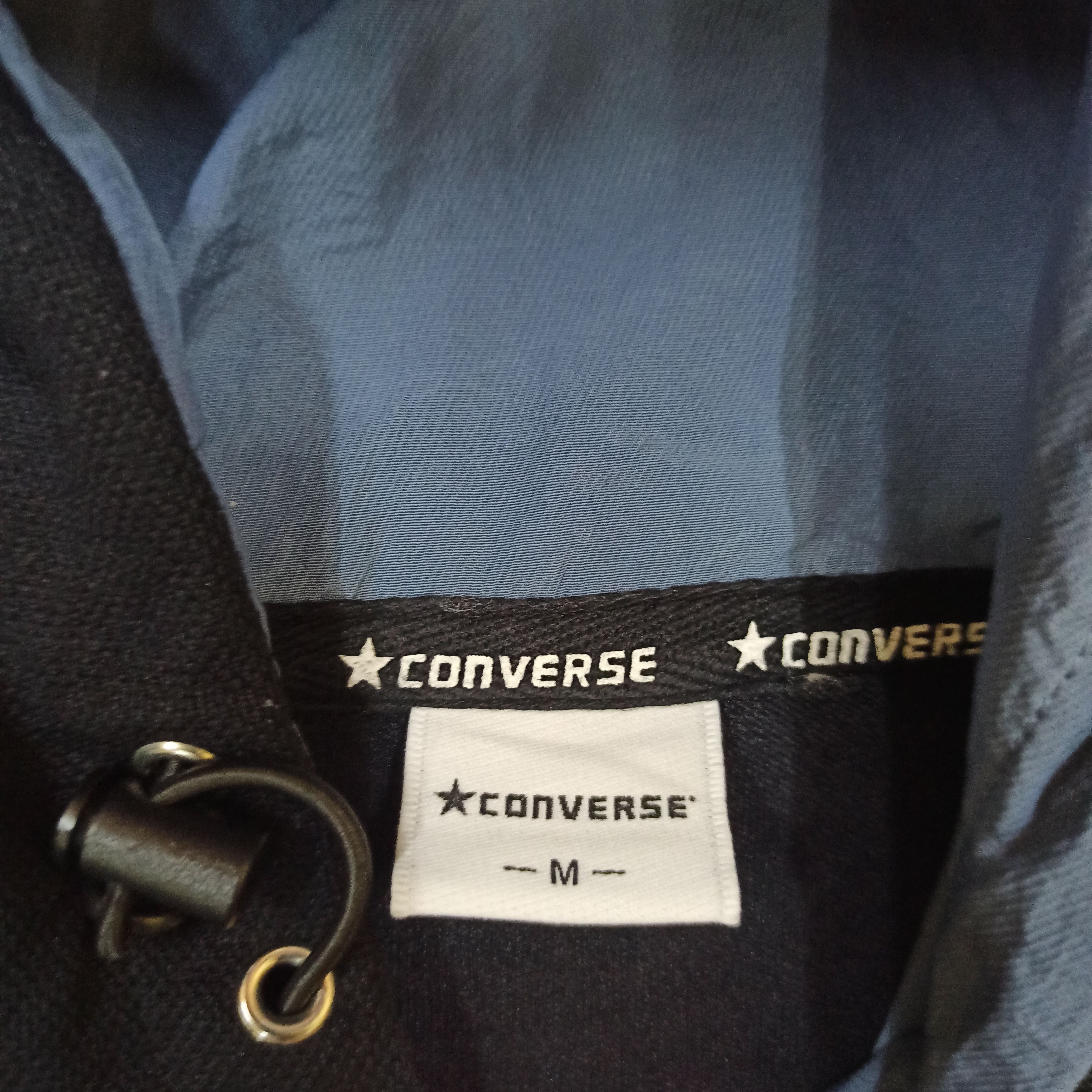 Converse Rare Converse Canter Logo Nylon + Polyester Hoodie Size US M / EU 48-50 / 2 - 6 Thumbnail