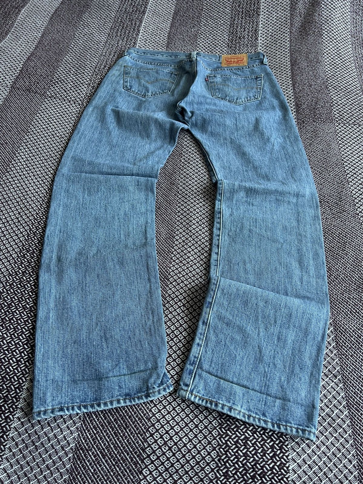 Levi's Vintage Levis 501 Solid Denim Jeans Faded Size W34 Baggy Fit Size US 34 / EU 50 - 4 Thumbnail