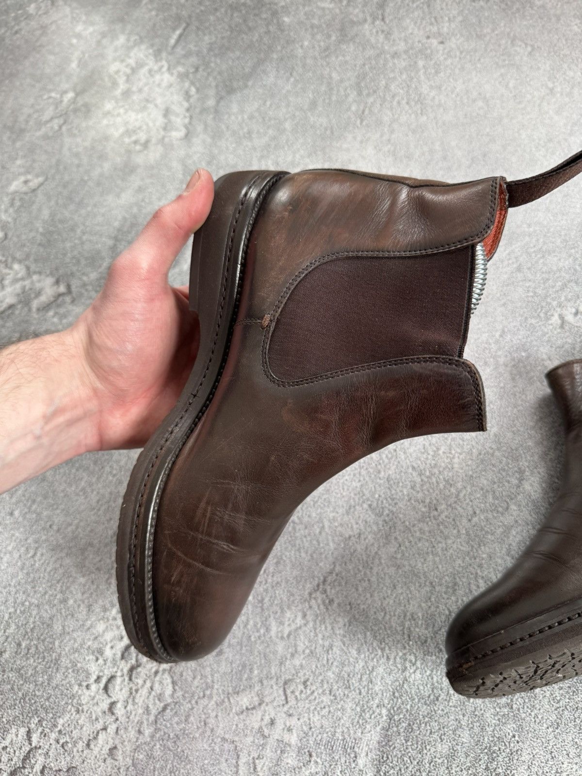 Santoni Santoni Women’s Brown Leather Chelsea Boots – Size EU 38 Size US 8 / IT 38 - 14 Thumbnail