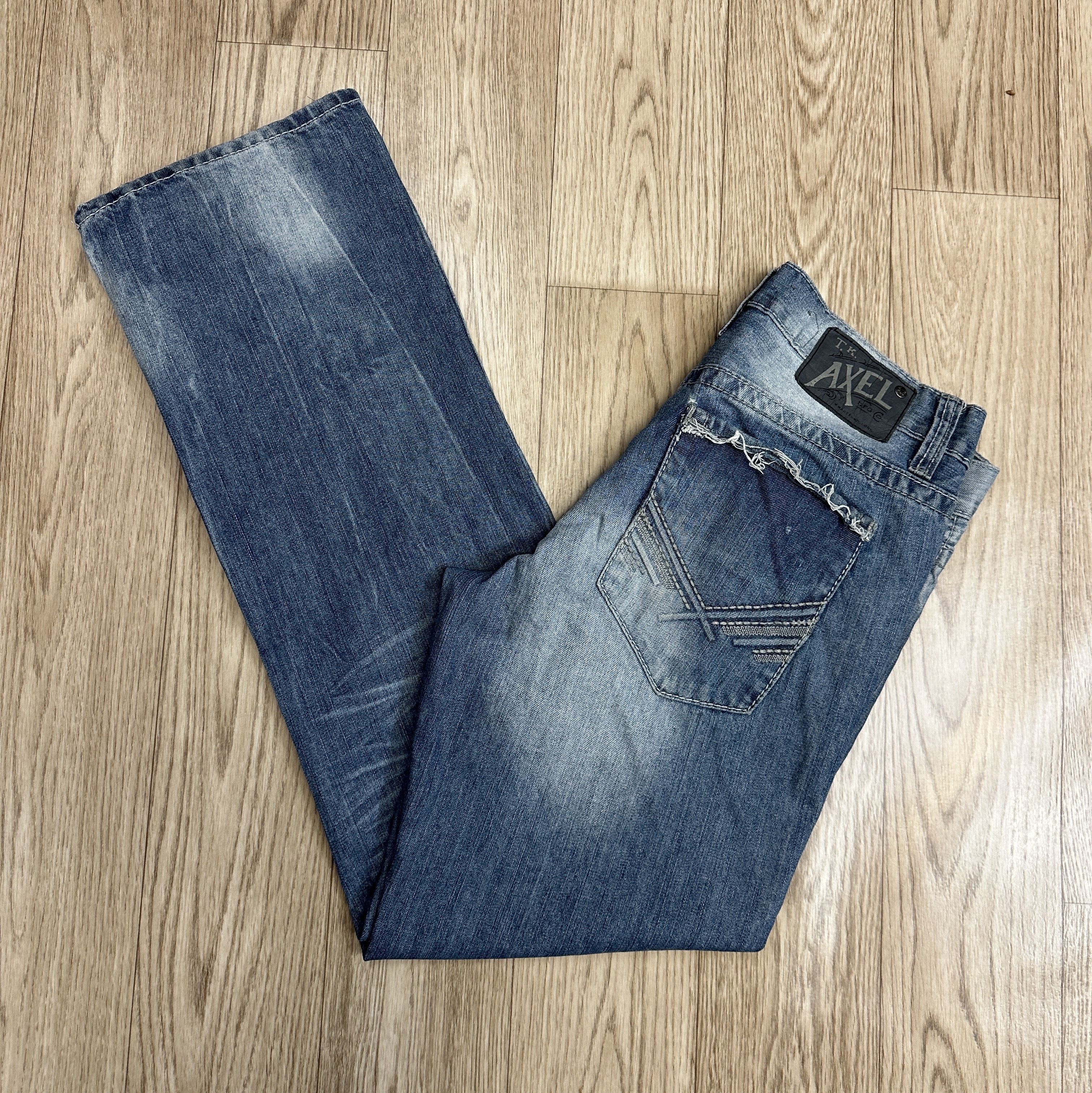 Affliction Y2K Style T.k. Axel Relaxed Straight Baggy Men's Jeans 30x32 Size US 30 / EU 46 - 1 Thumbnail