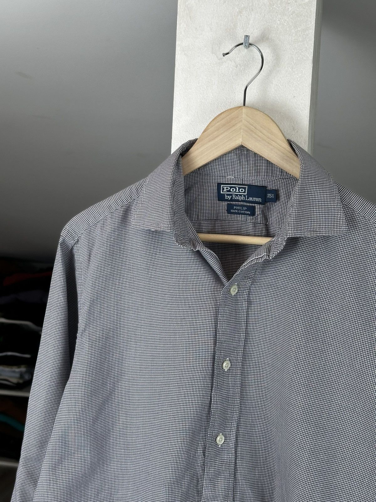 Designer Ralph Lauren Shirt Button Up Striped Vintage Classic Fit Size US M / EU 48-50 / 2 - 2 Thumbnail